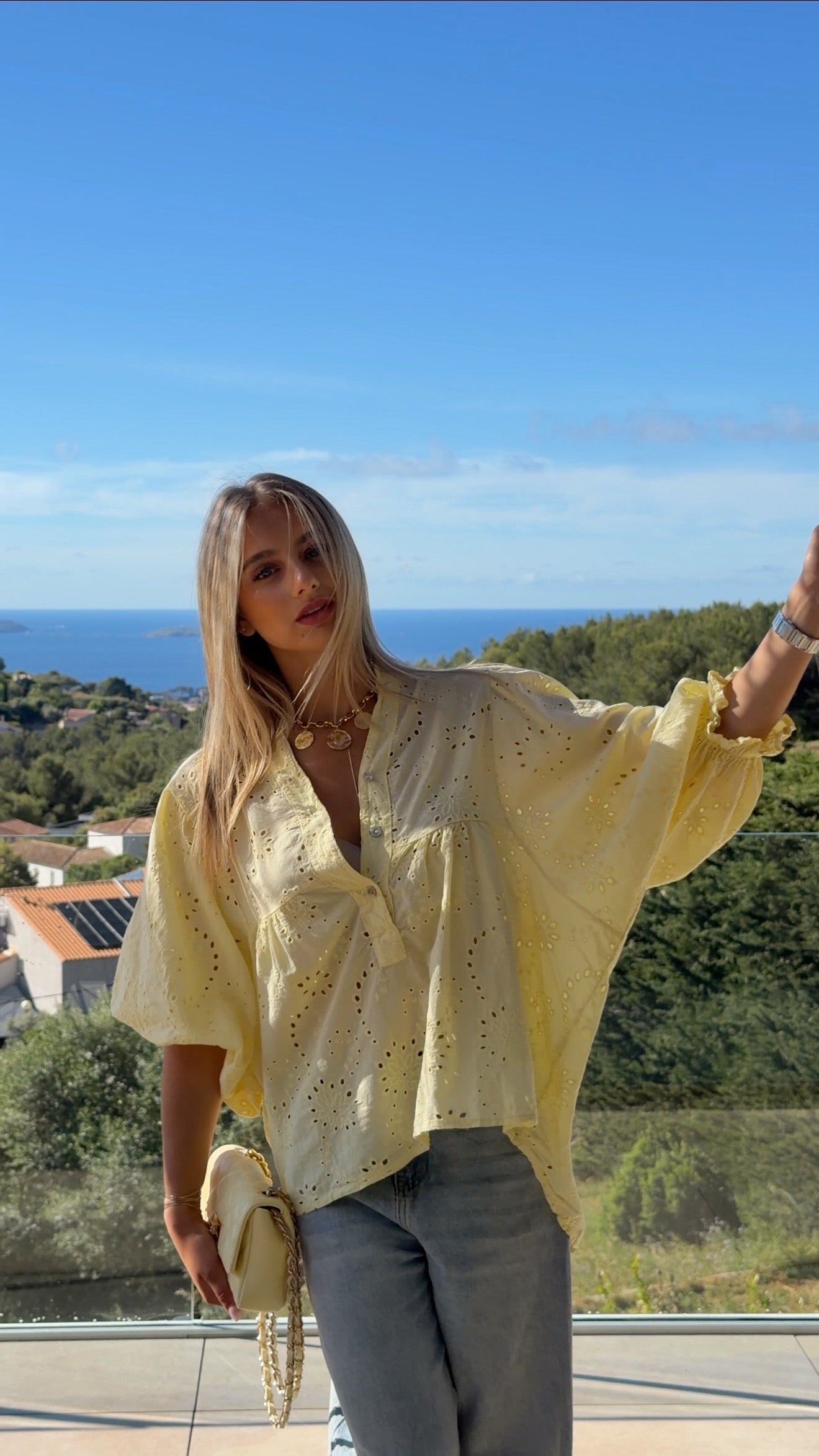 BLUSA ENOLA - AMARILLO