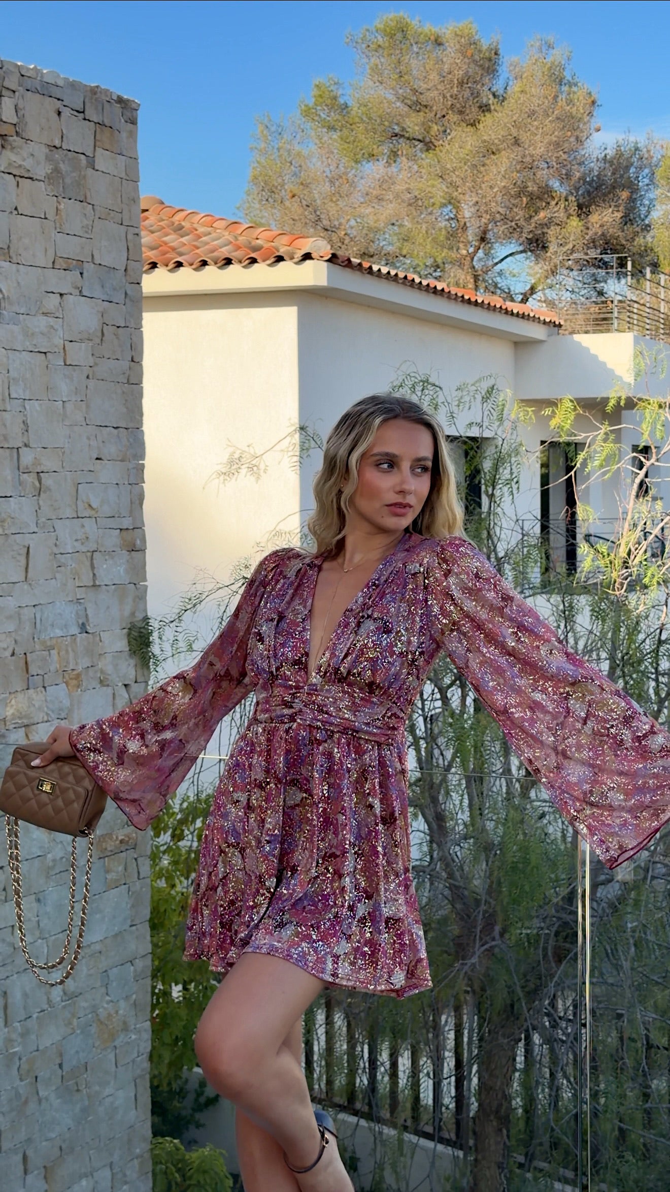 ANNA ROMPER - BURGUNDY