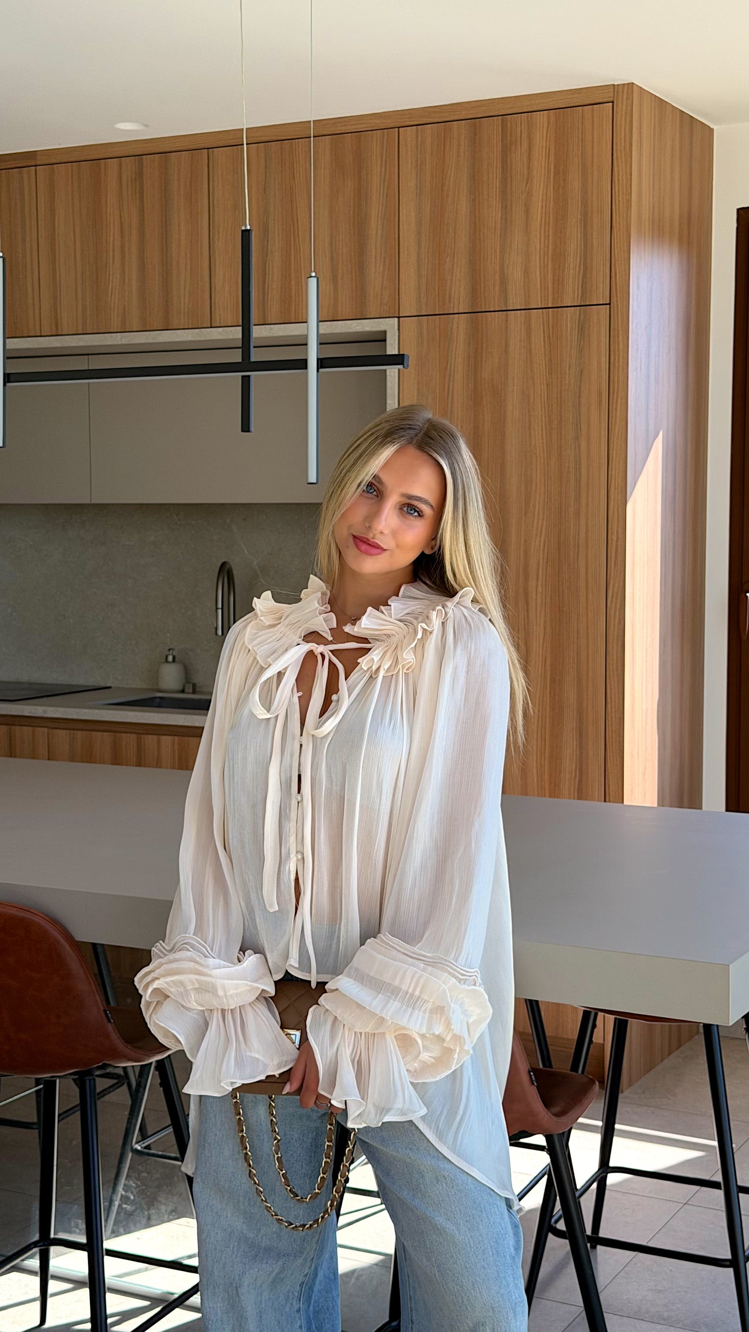 BLUSA FLORIANE - CRUDO