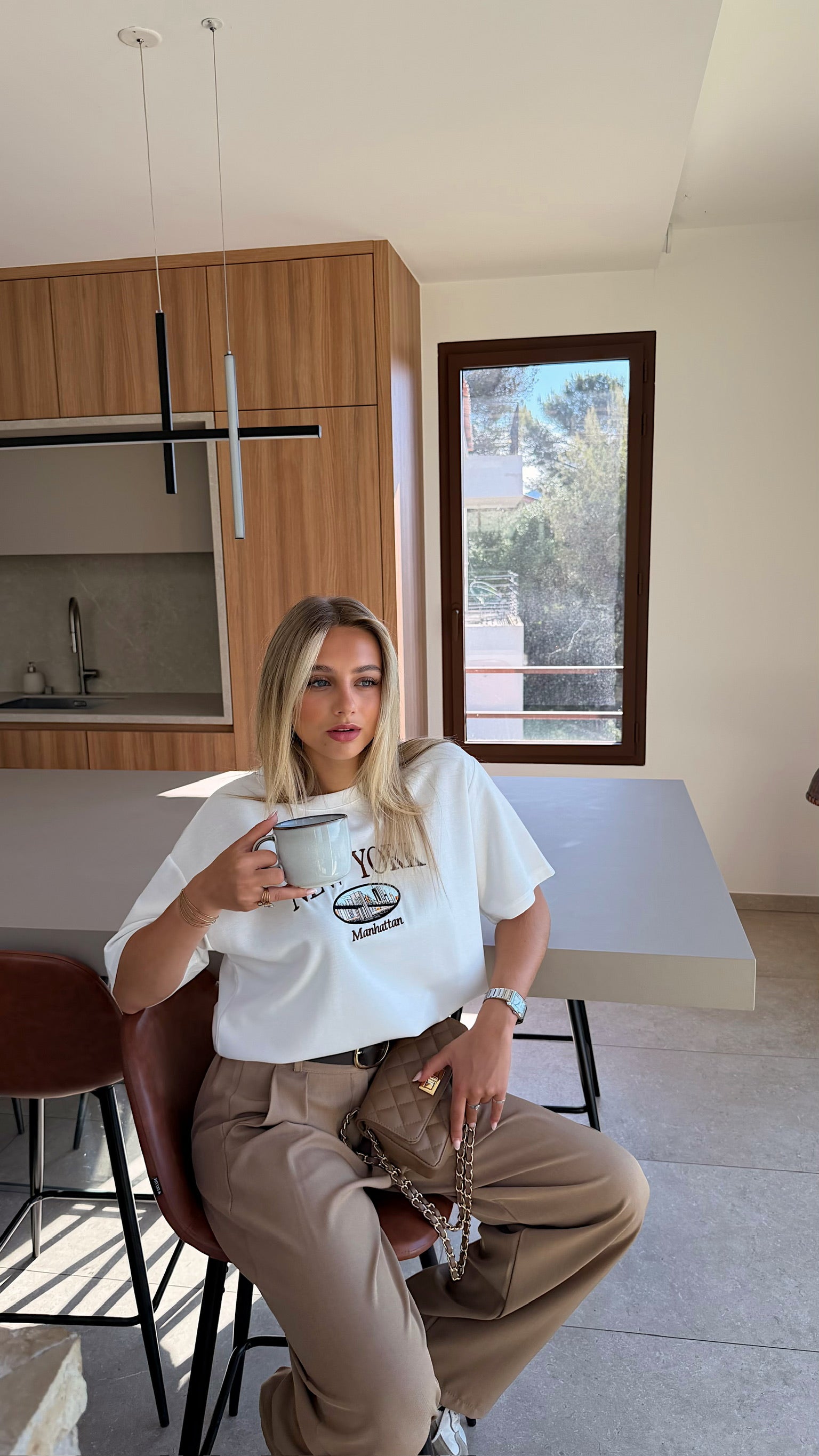 GEORGIO CAMEL TROUSERS