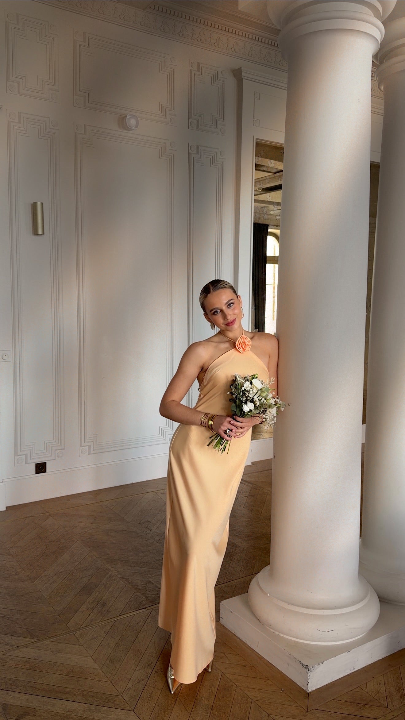 ROBE JULIA - ABRICOT