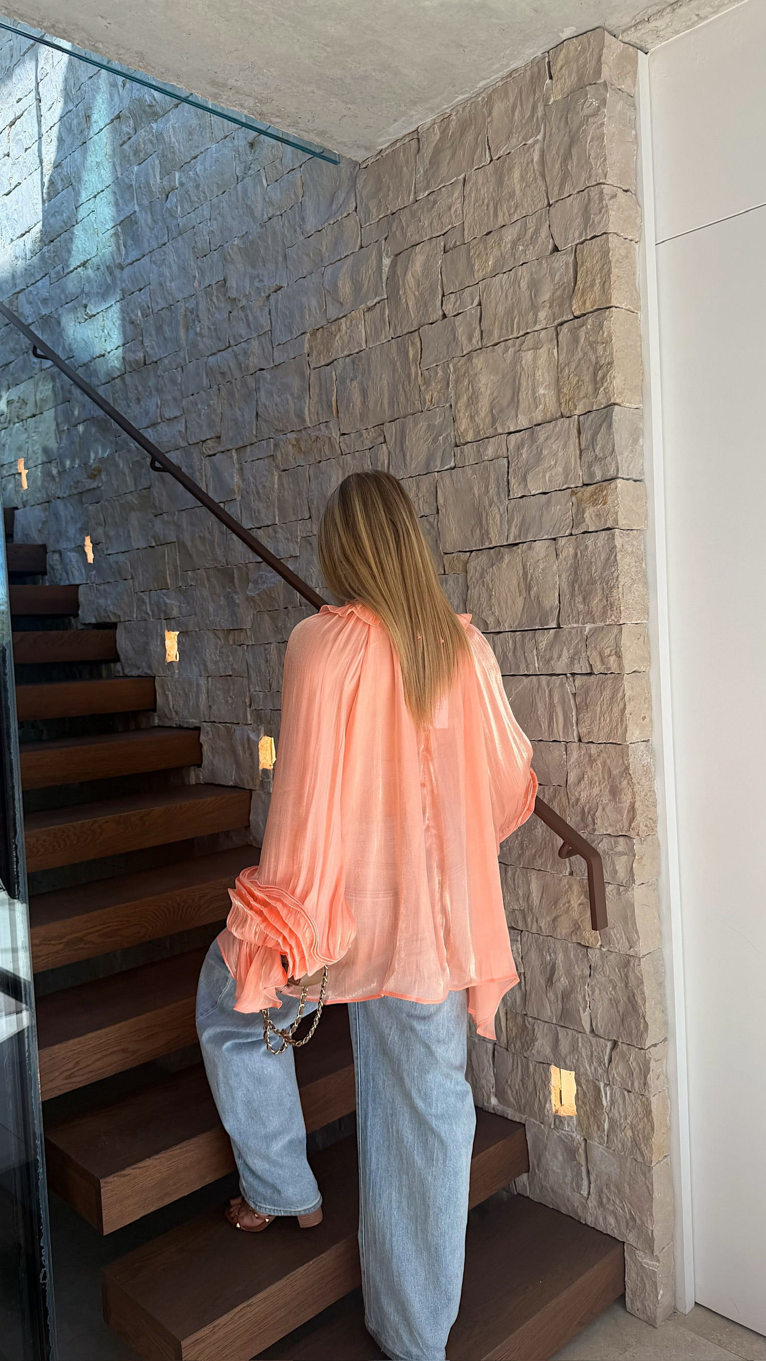 BLOUSE FLORIANE - CORAIL