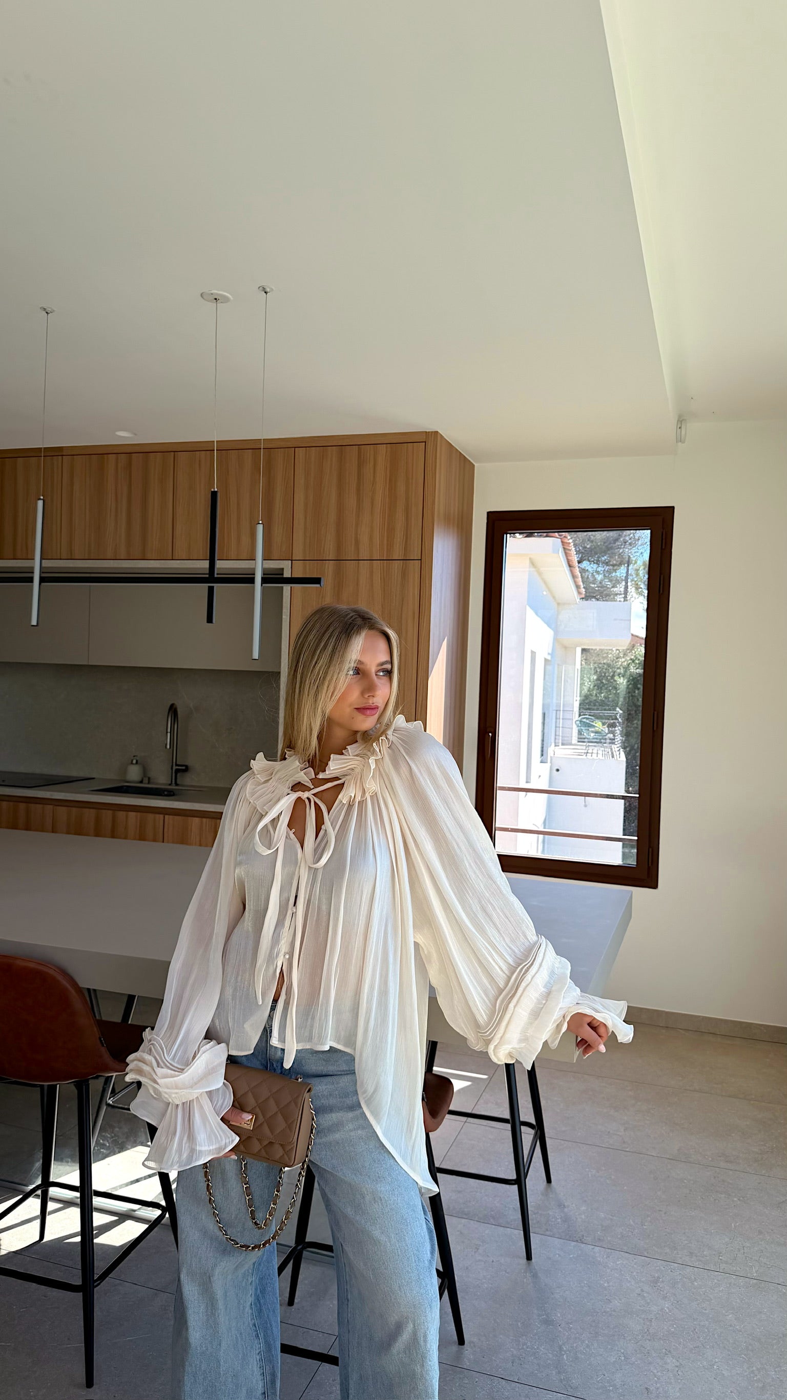BLUSA FLORIANE - CRUDO