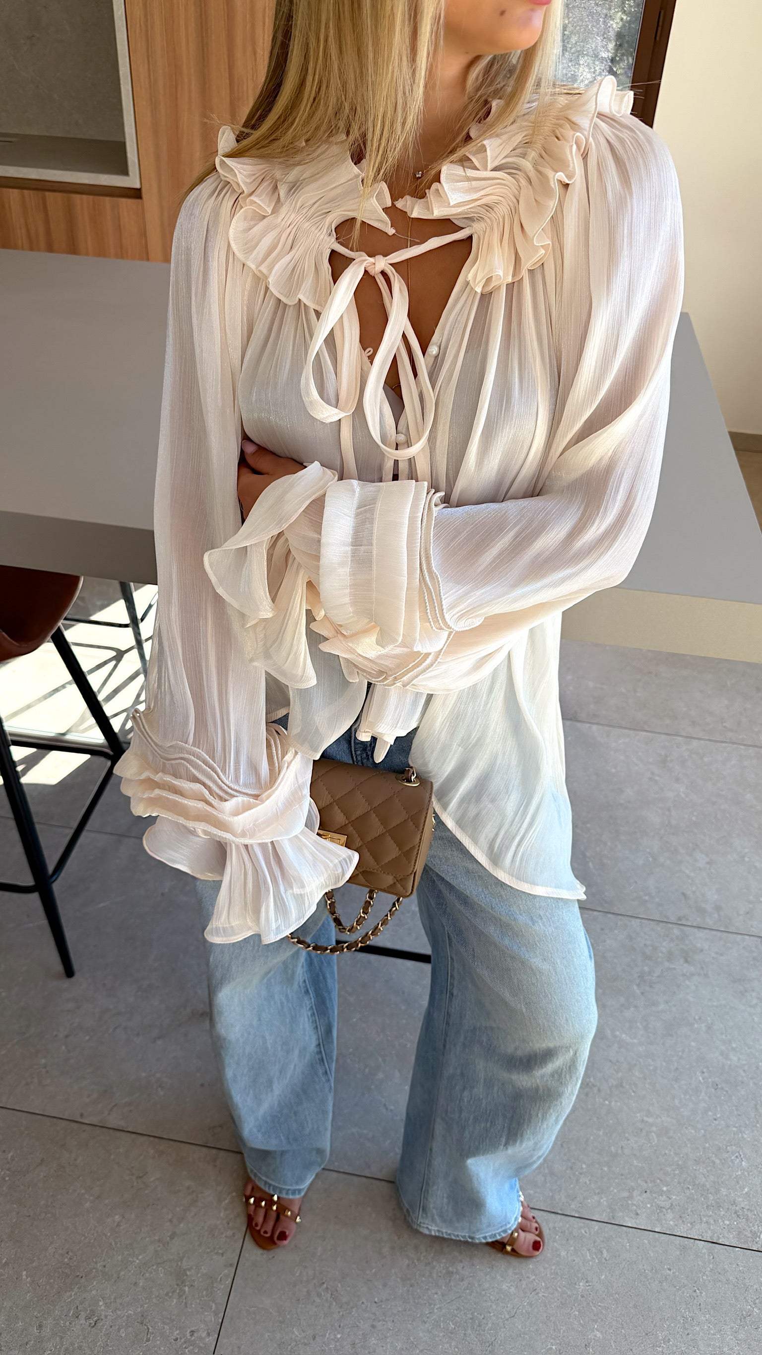BLUSA FLORIANE - CRUDO