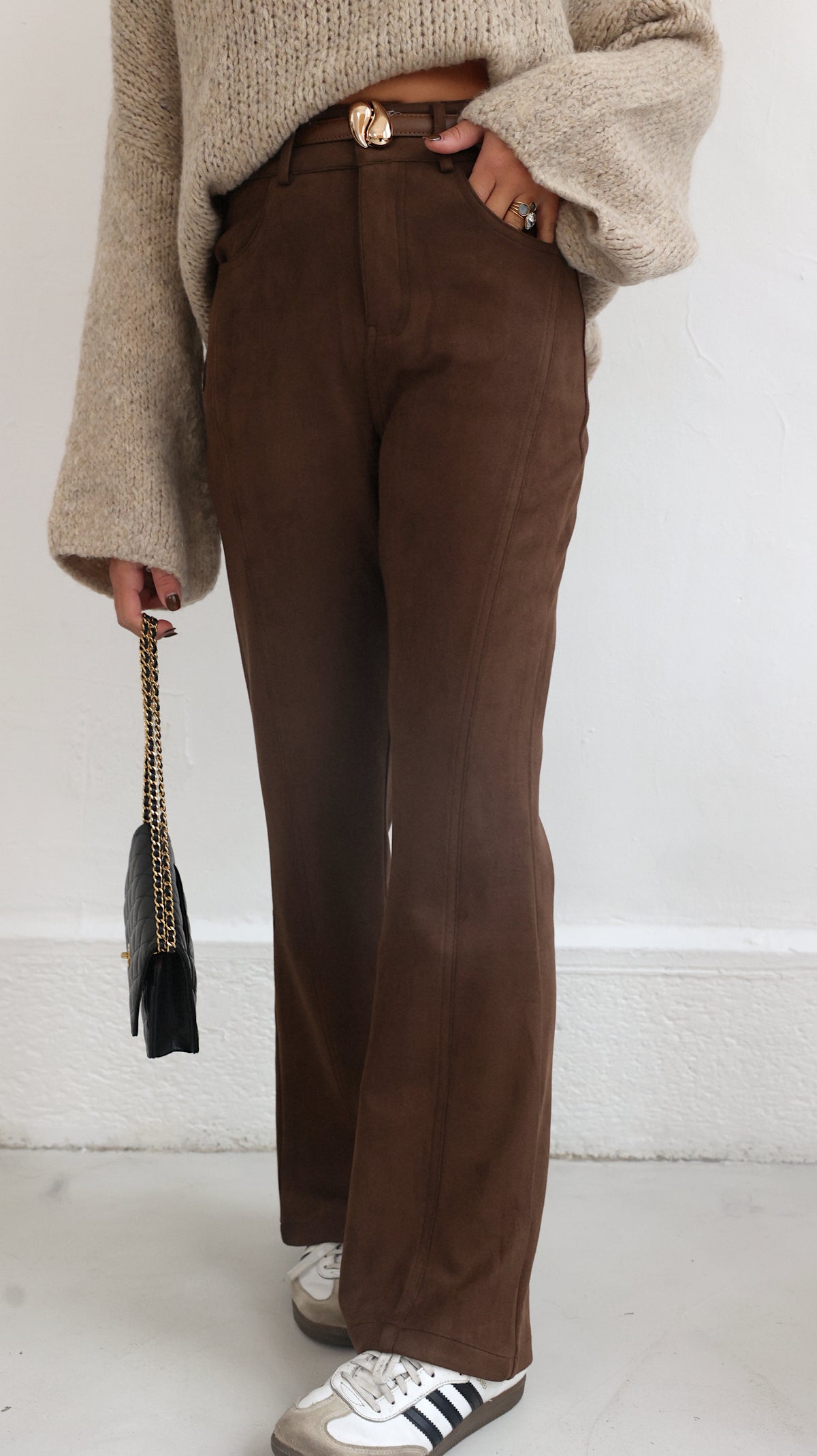 PANTALON DANY - MARRON