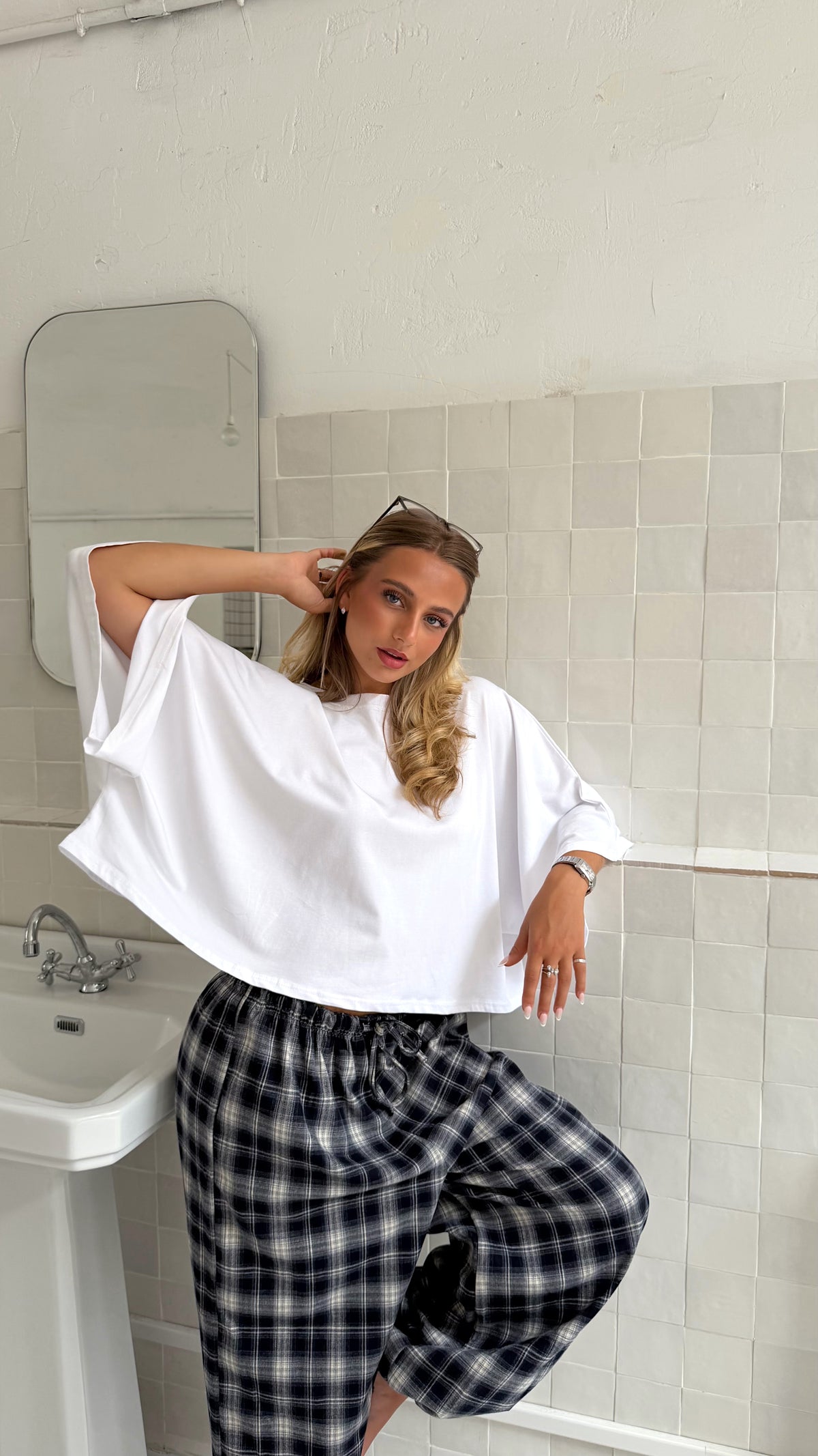 T SHIRT NINON - BLANC