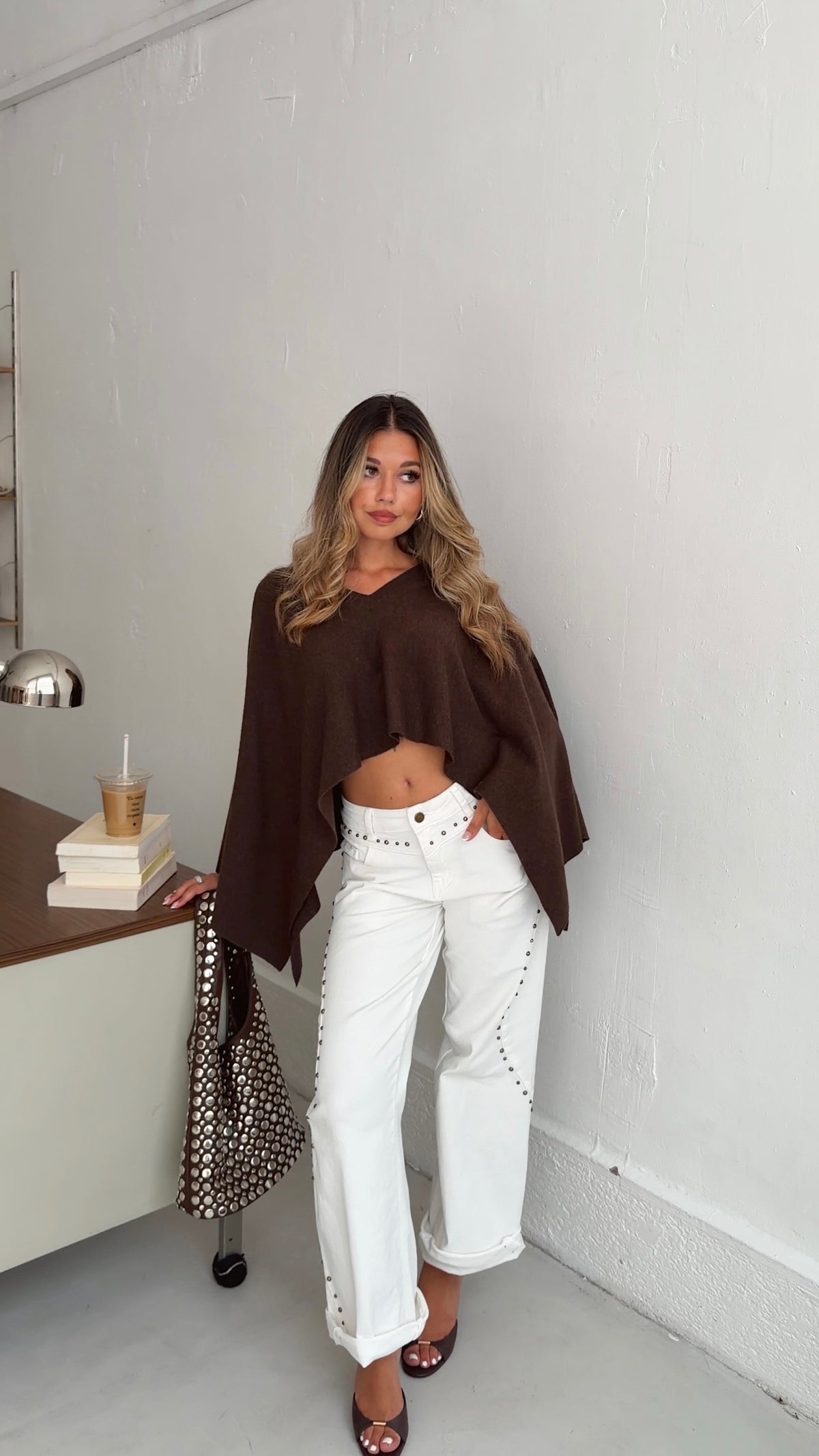 PULL AURORE - CHOCO