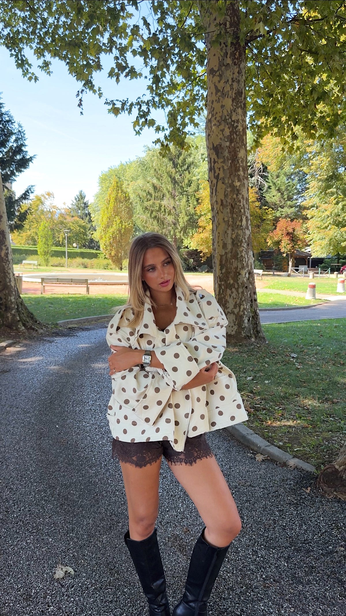 VESTE AXELLE - POIS