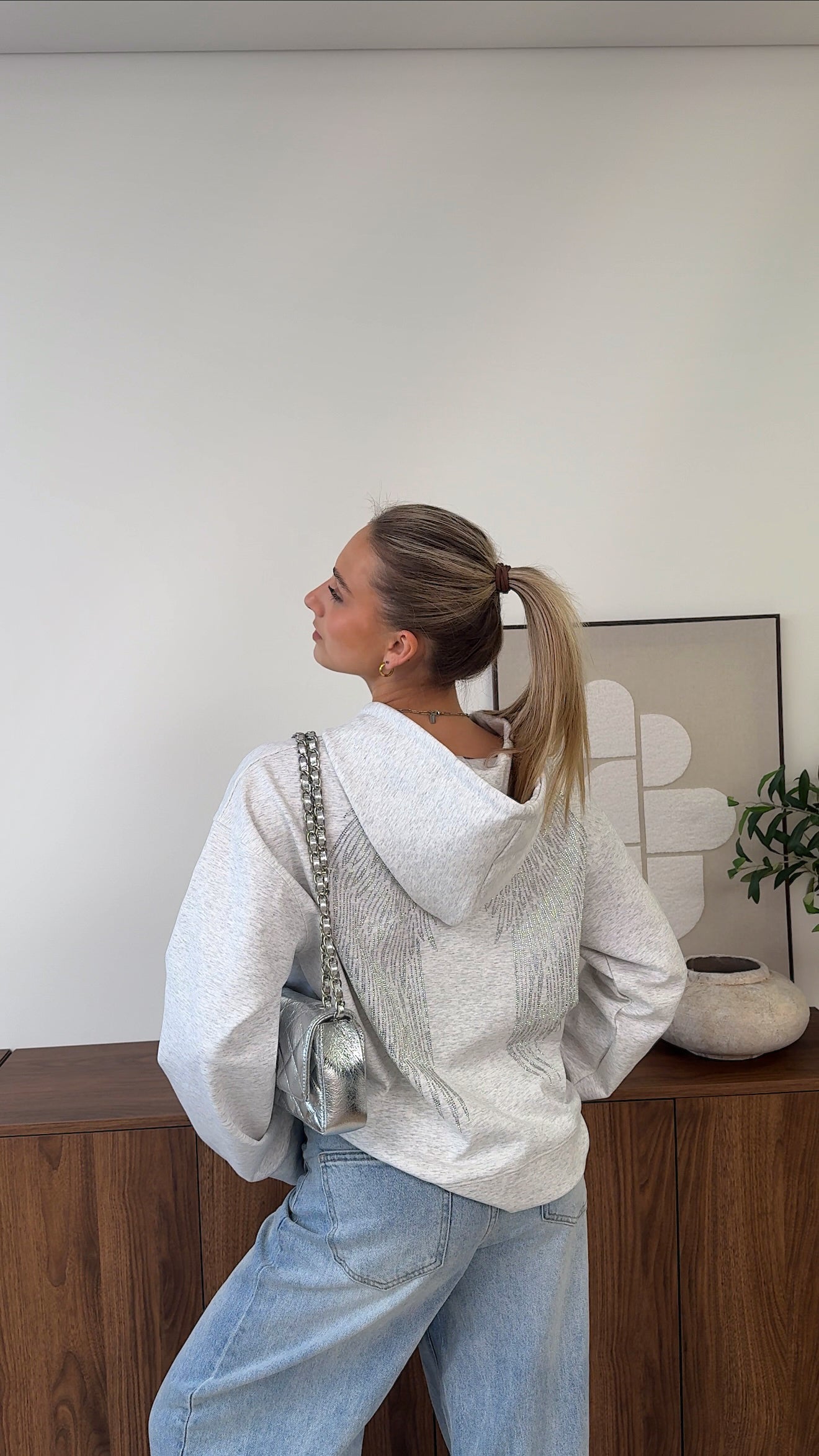 ANGEL CARDIGAN - LIGHT GREY