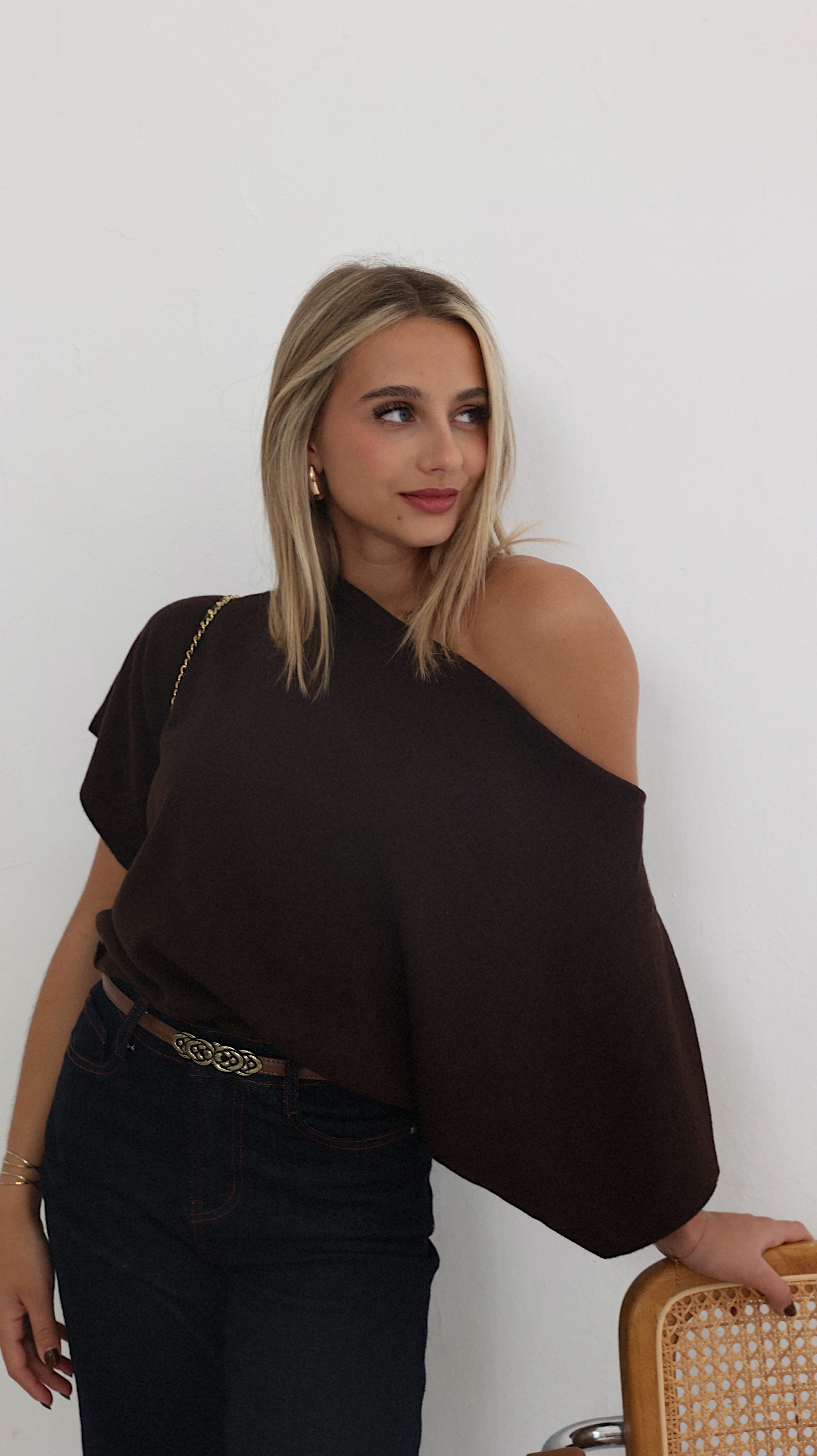 ALYZÉE SWEATER - BROWN