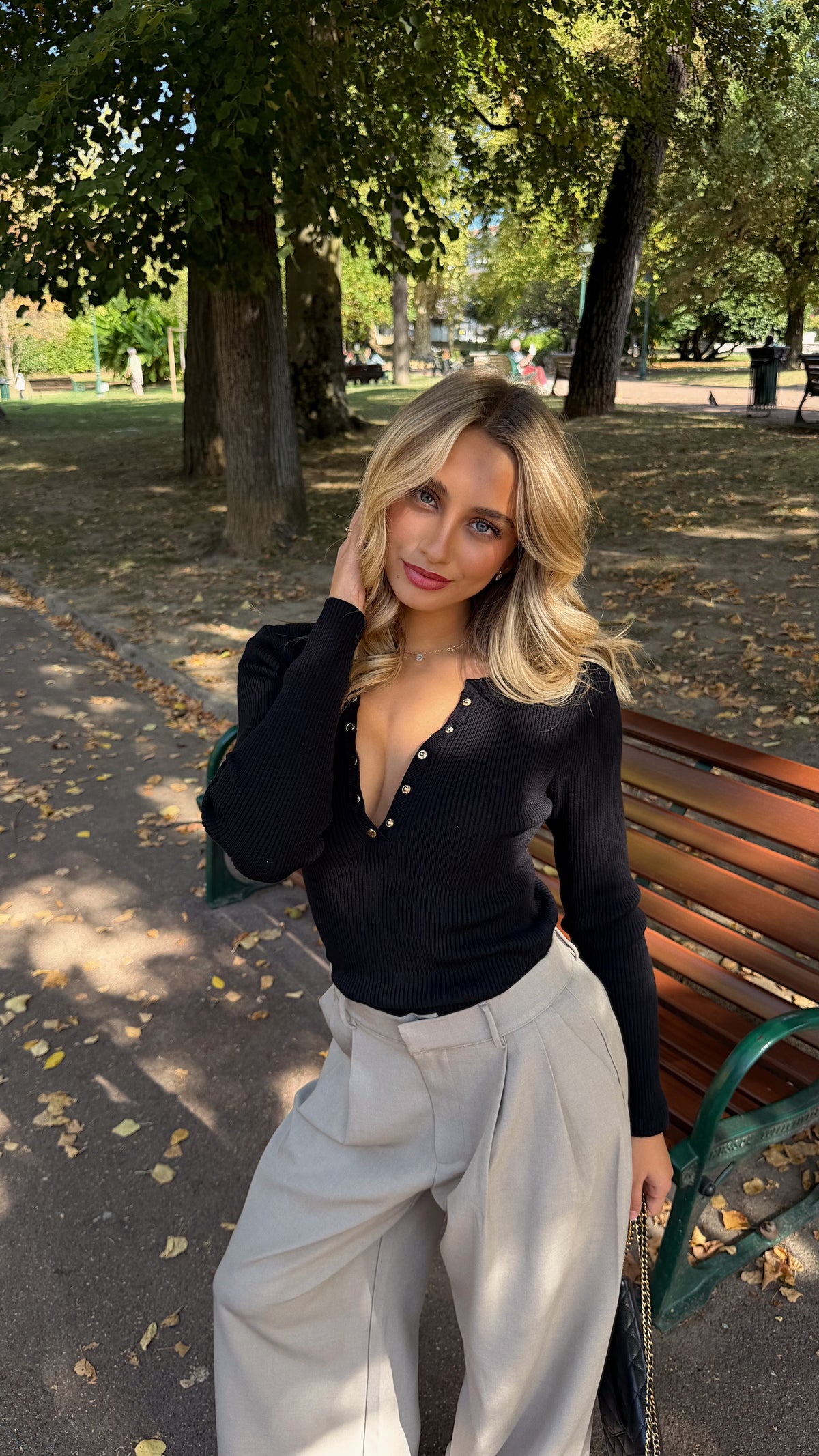 NAOMI TOP - BLACK