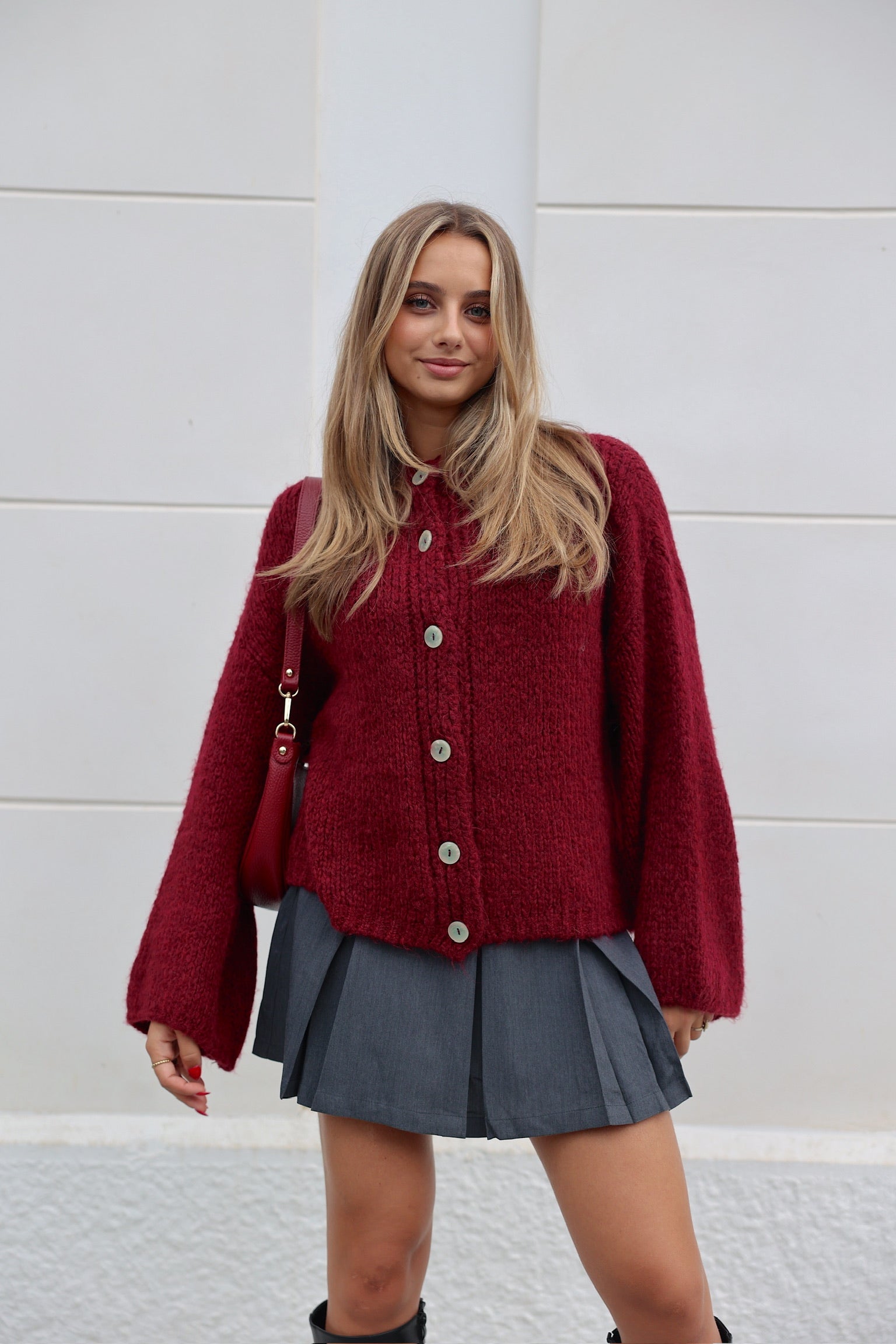 GILET LARA - BORDEAUX