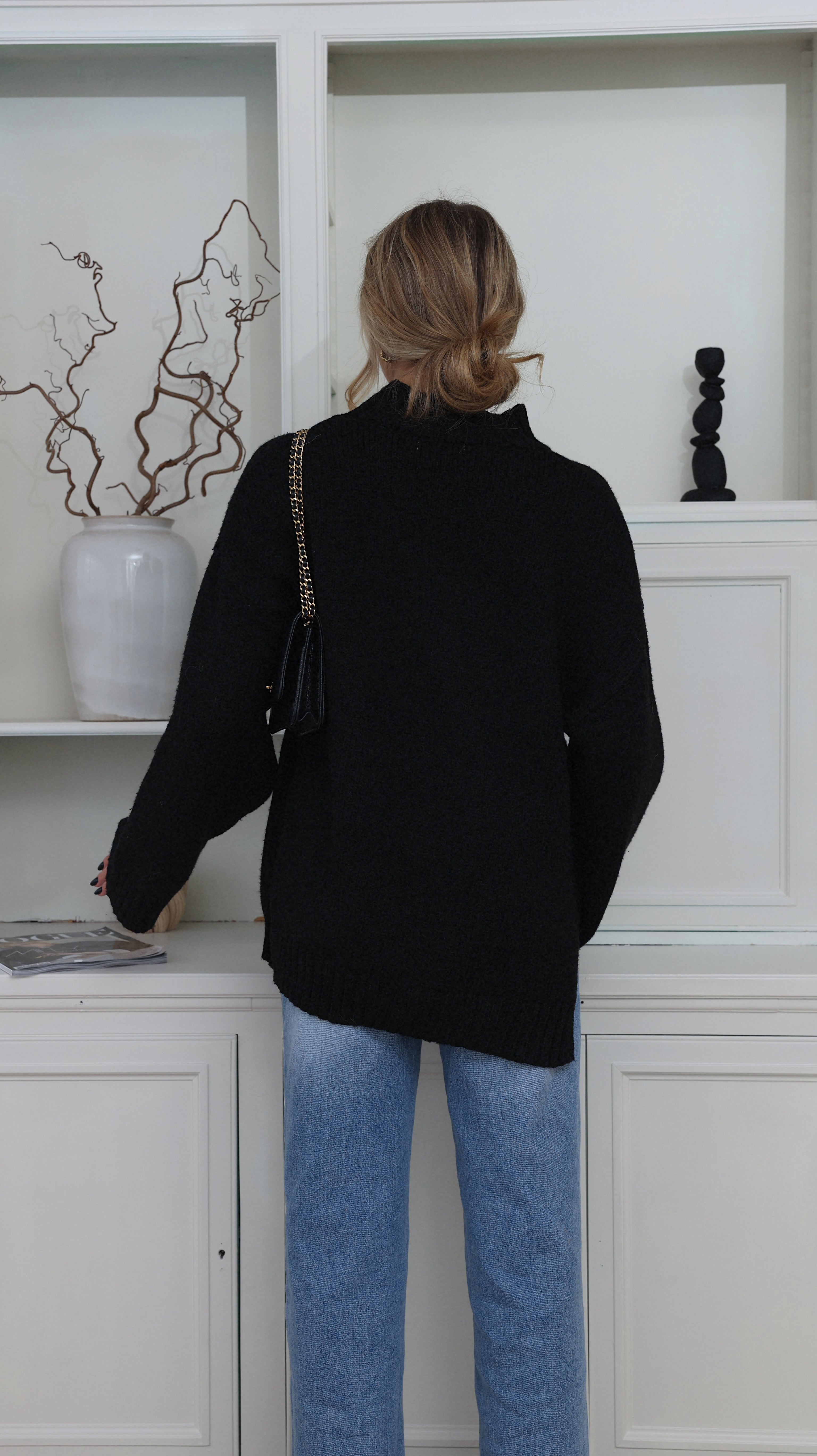 ZORA PULLOVER - BLACK