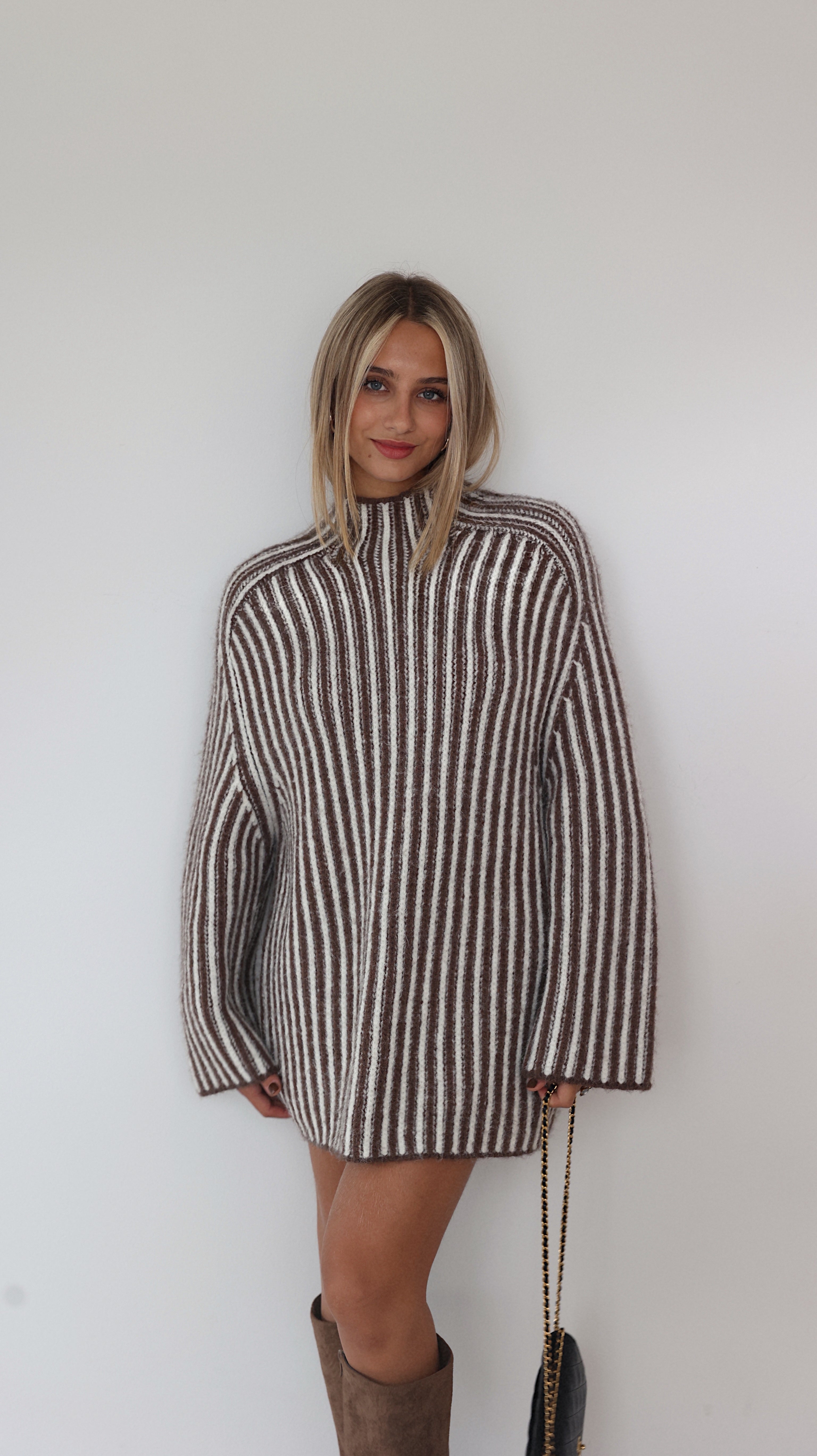 AURÉLIA SWEATER - BROWN