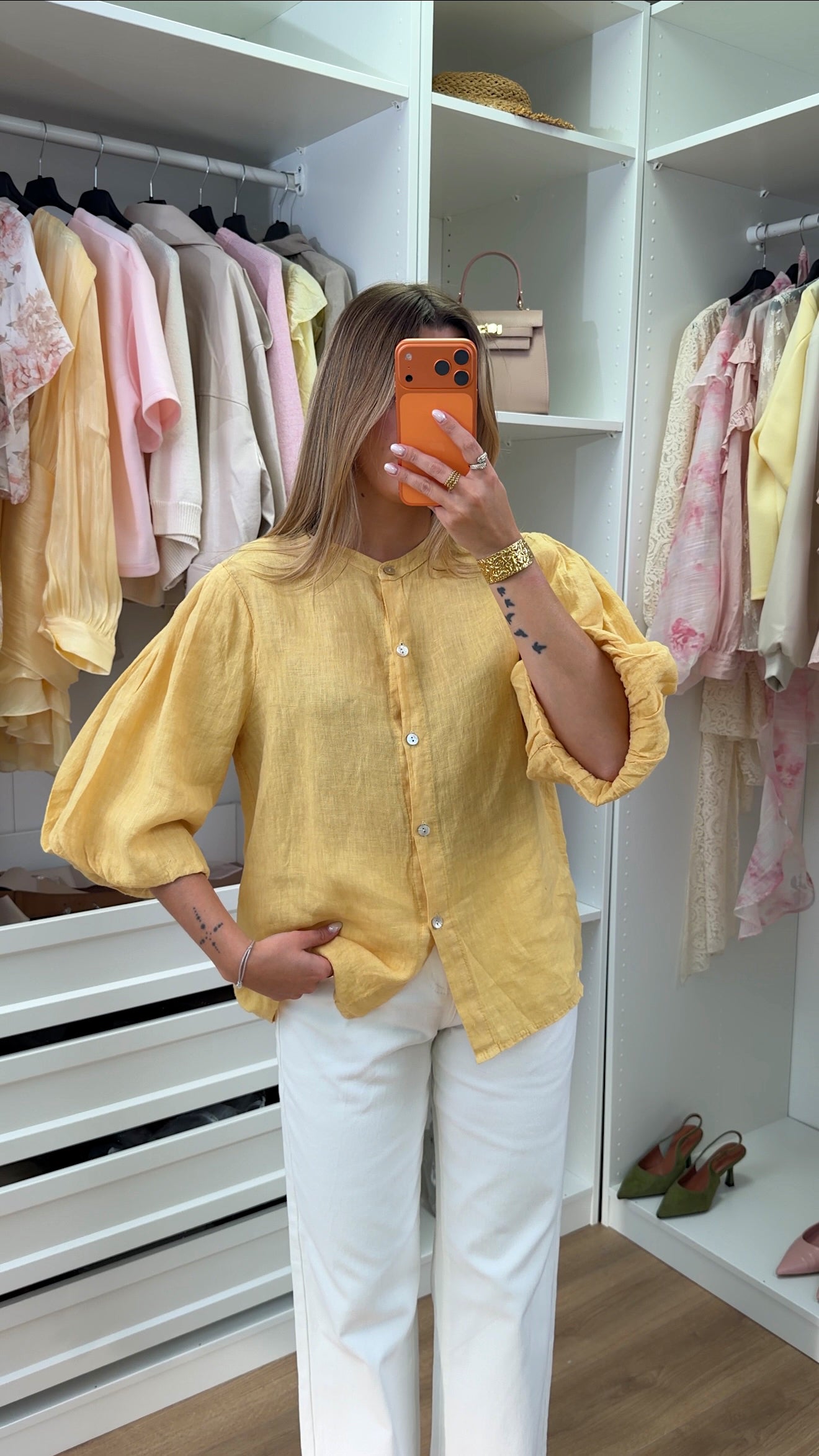 CAMISA MAGALIE - AMARILLO