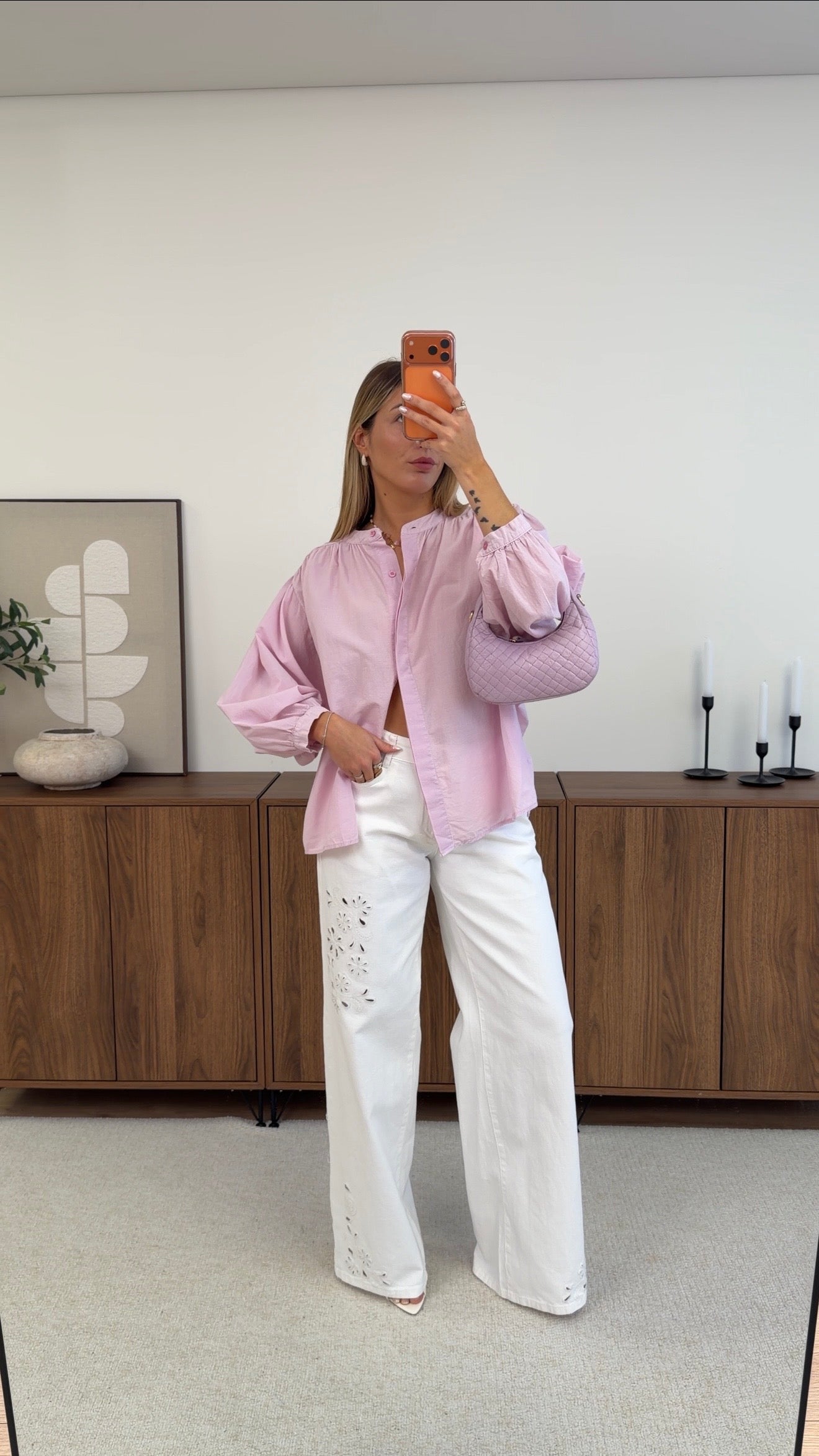 CLÉA BLOUSE - LILAC