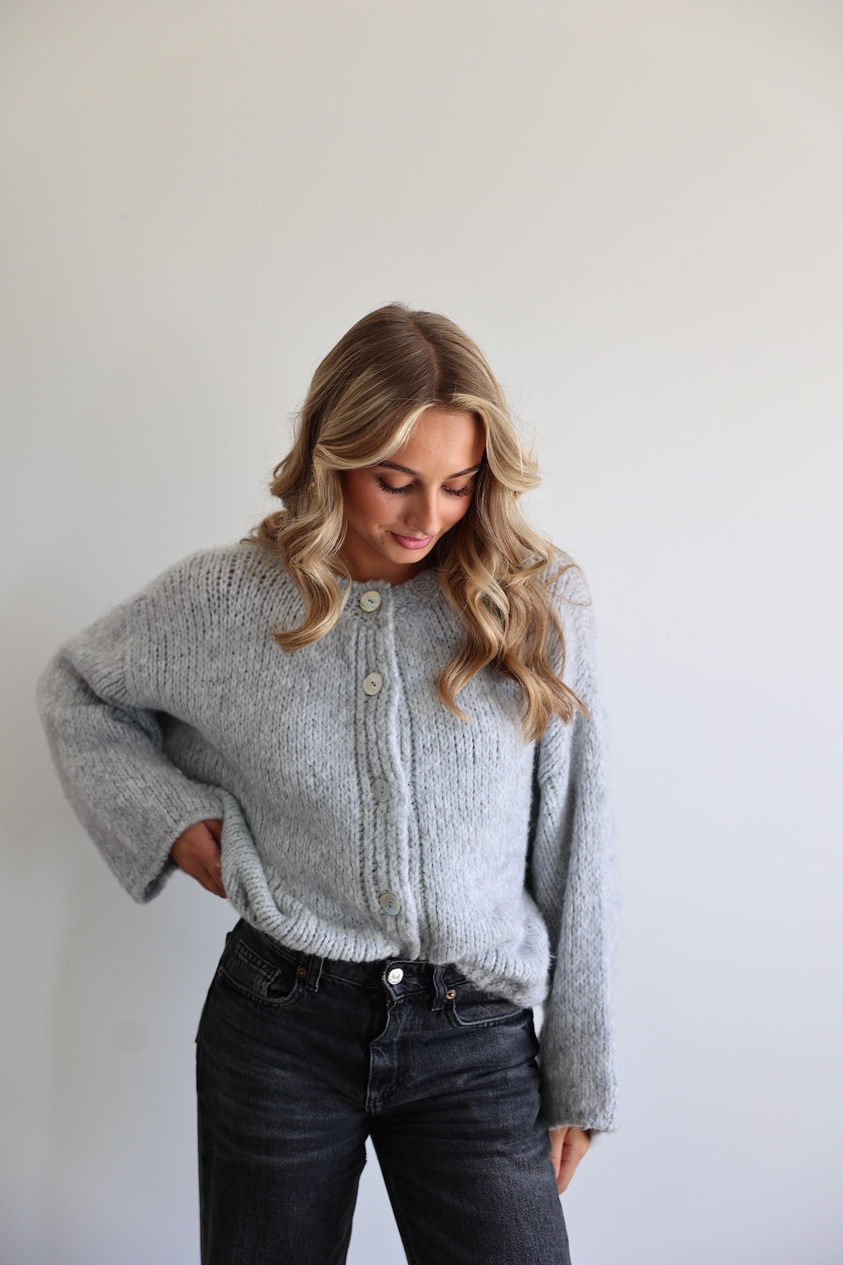 LARA CARDIGAN - GREY