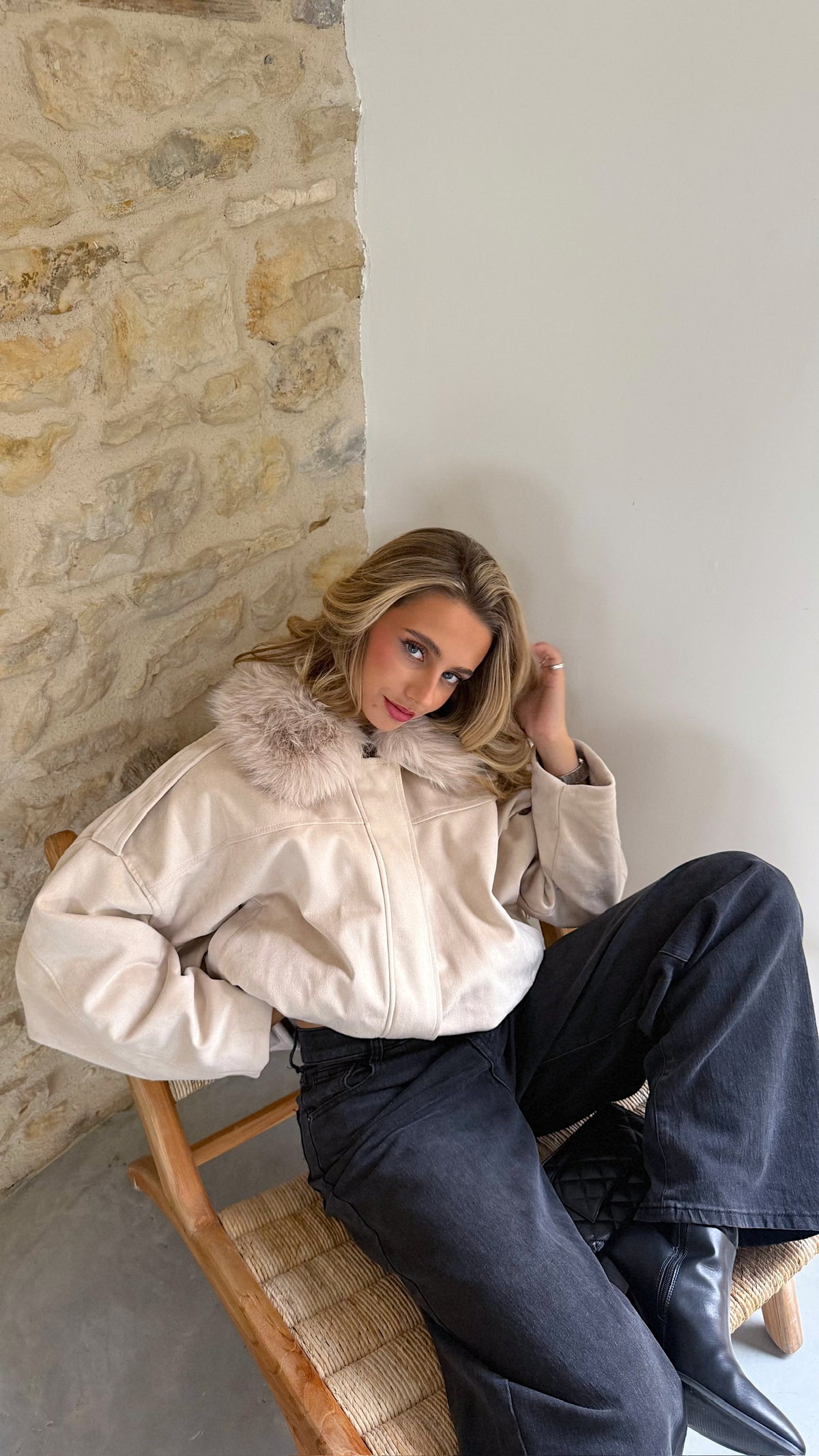 VESTE SOLYNE - BEIGE