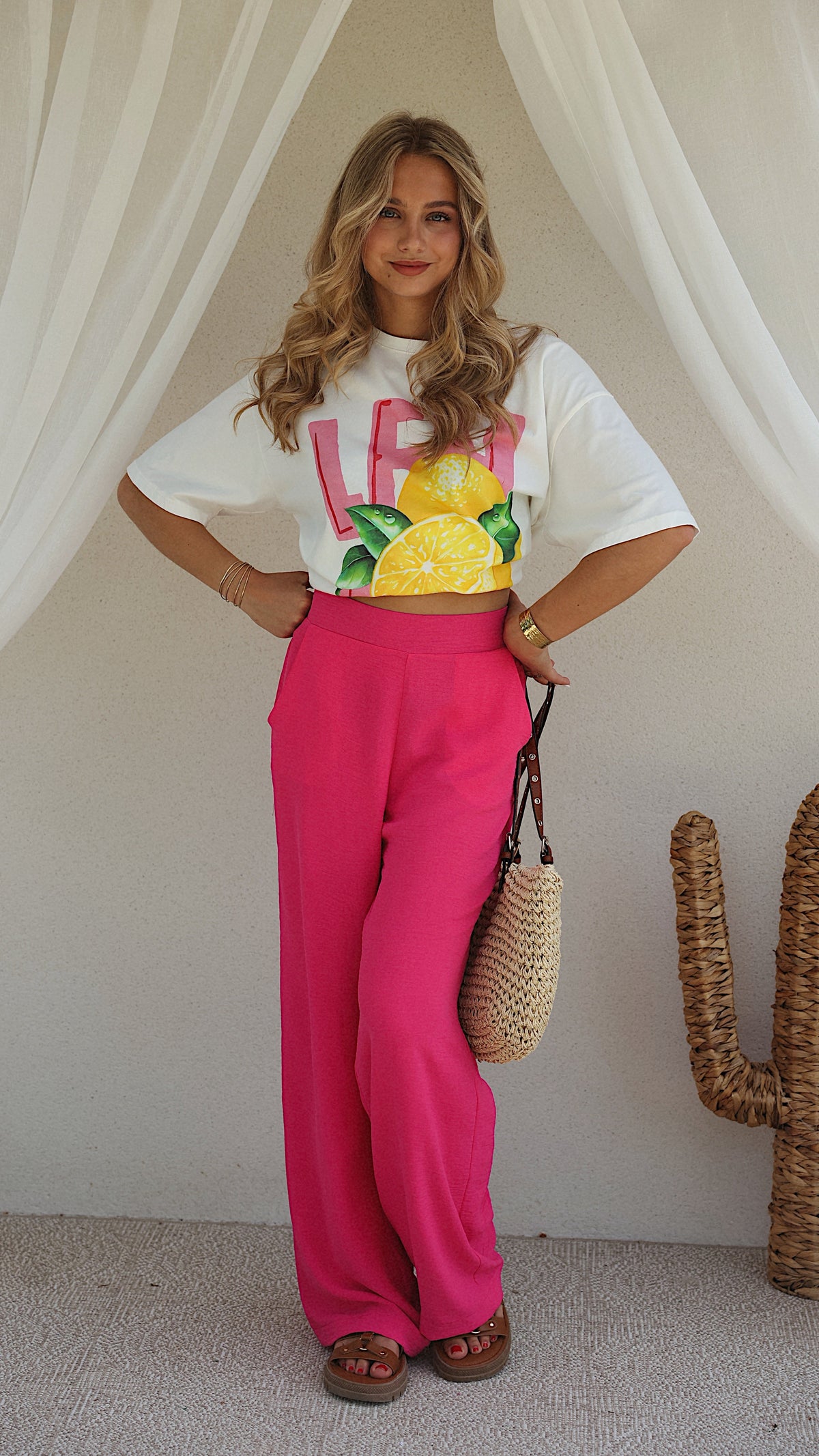 PANTALON SOLUNA - FUSCHIA