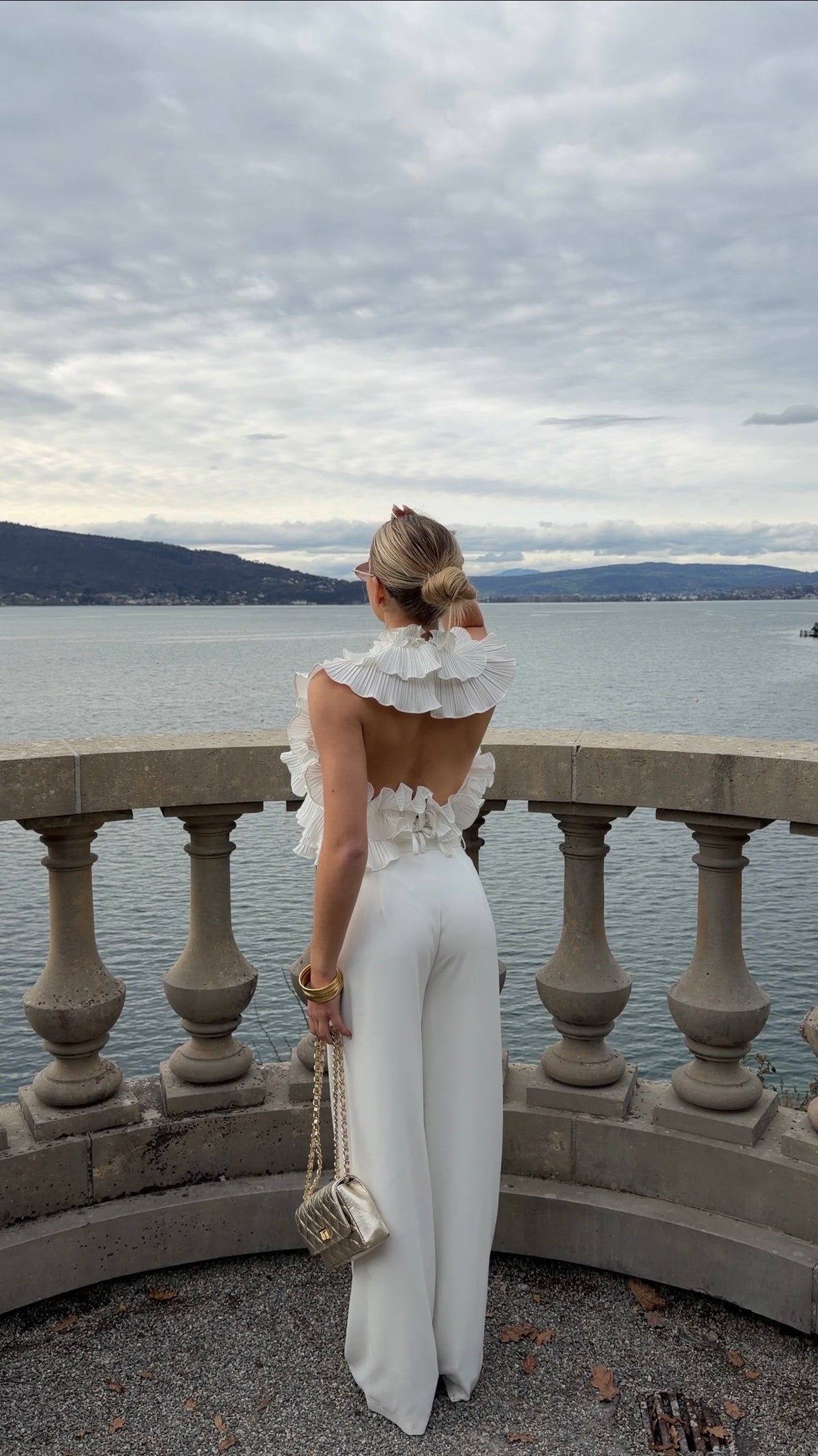 PANTALON TIAGO - BLANC