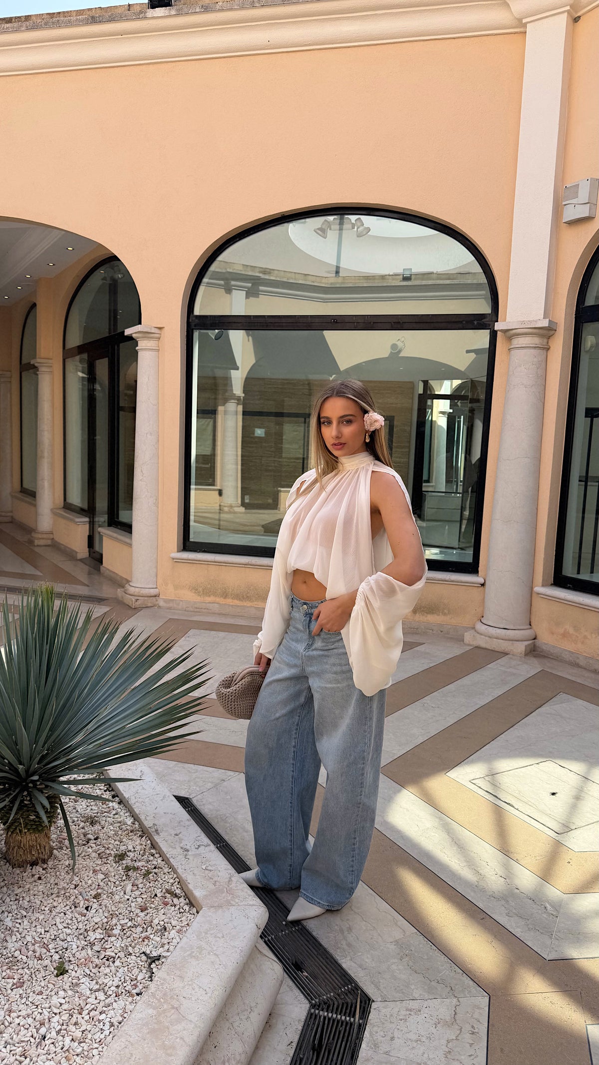 CARLA BLOUSE - ECRU