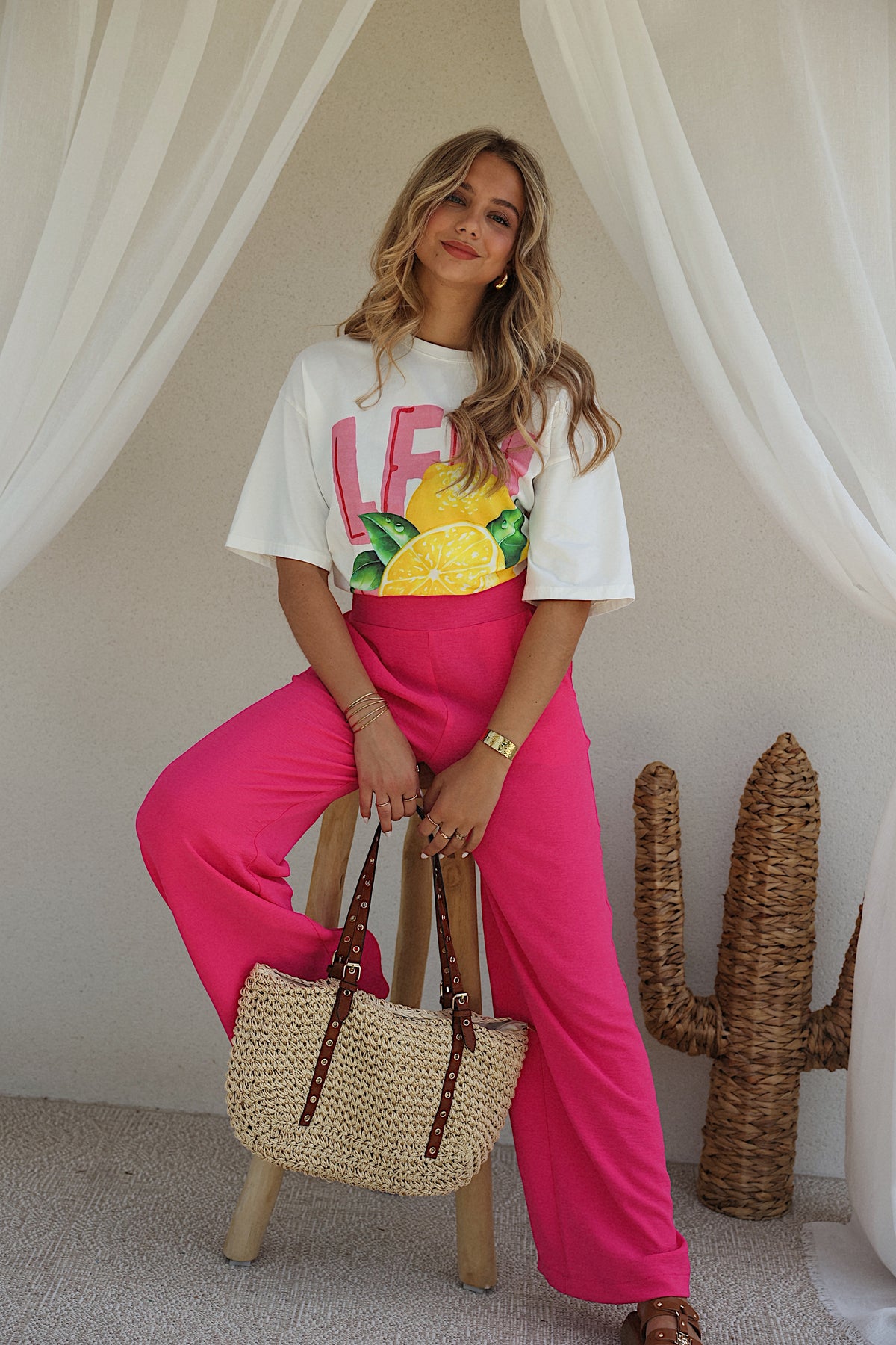 PANTALON SOLUNA - FUSCHIA