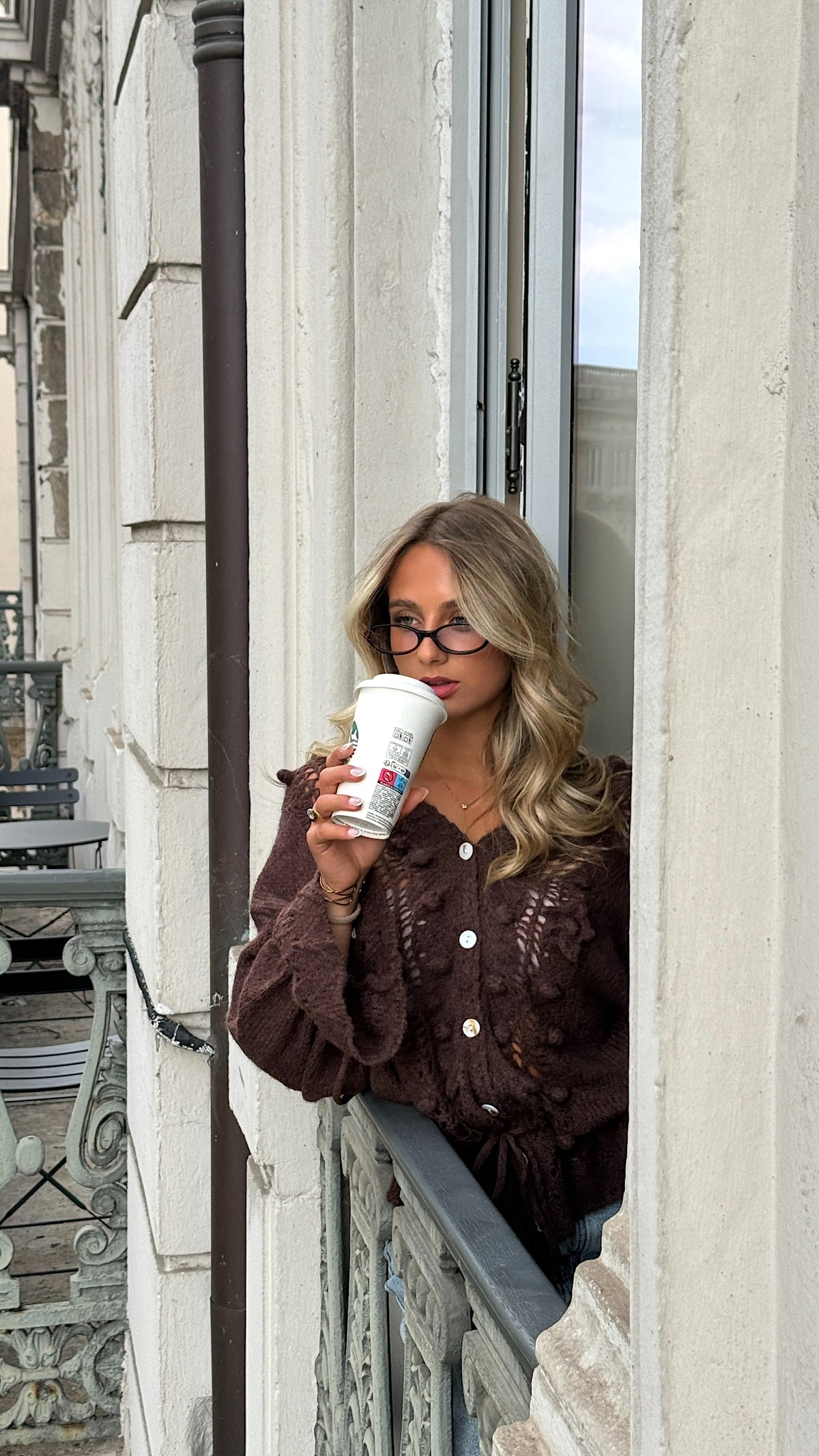 GILET JENNY - CHOCO