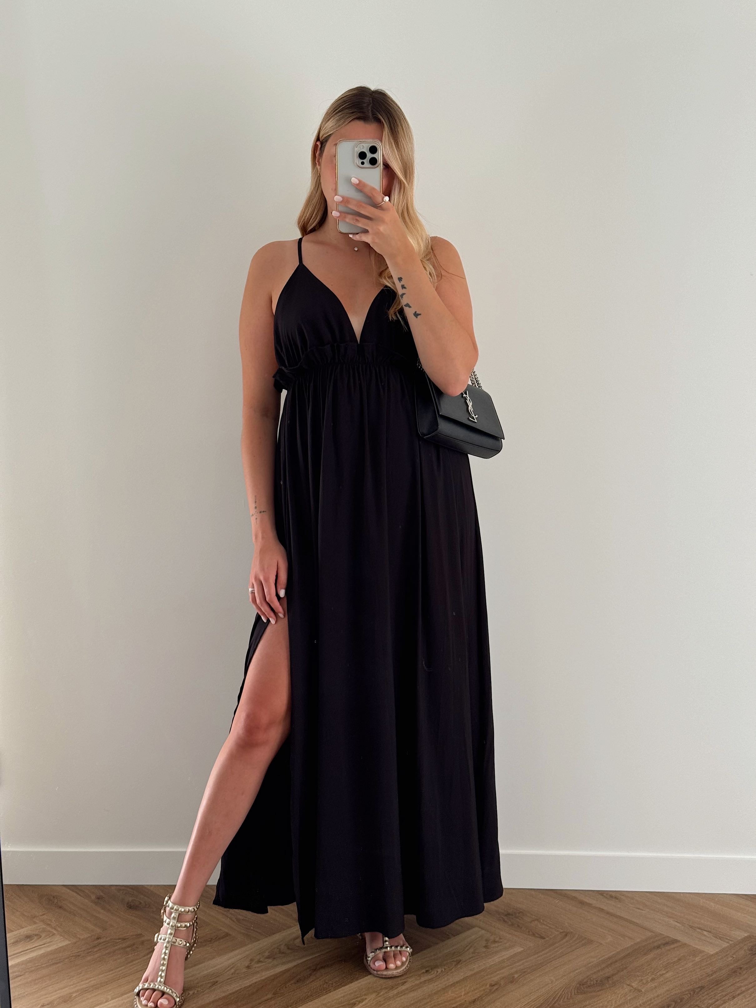 ROBE ANISSA -  NOIR