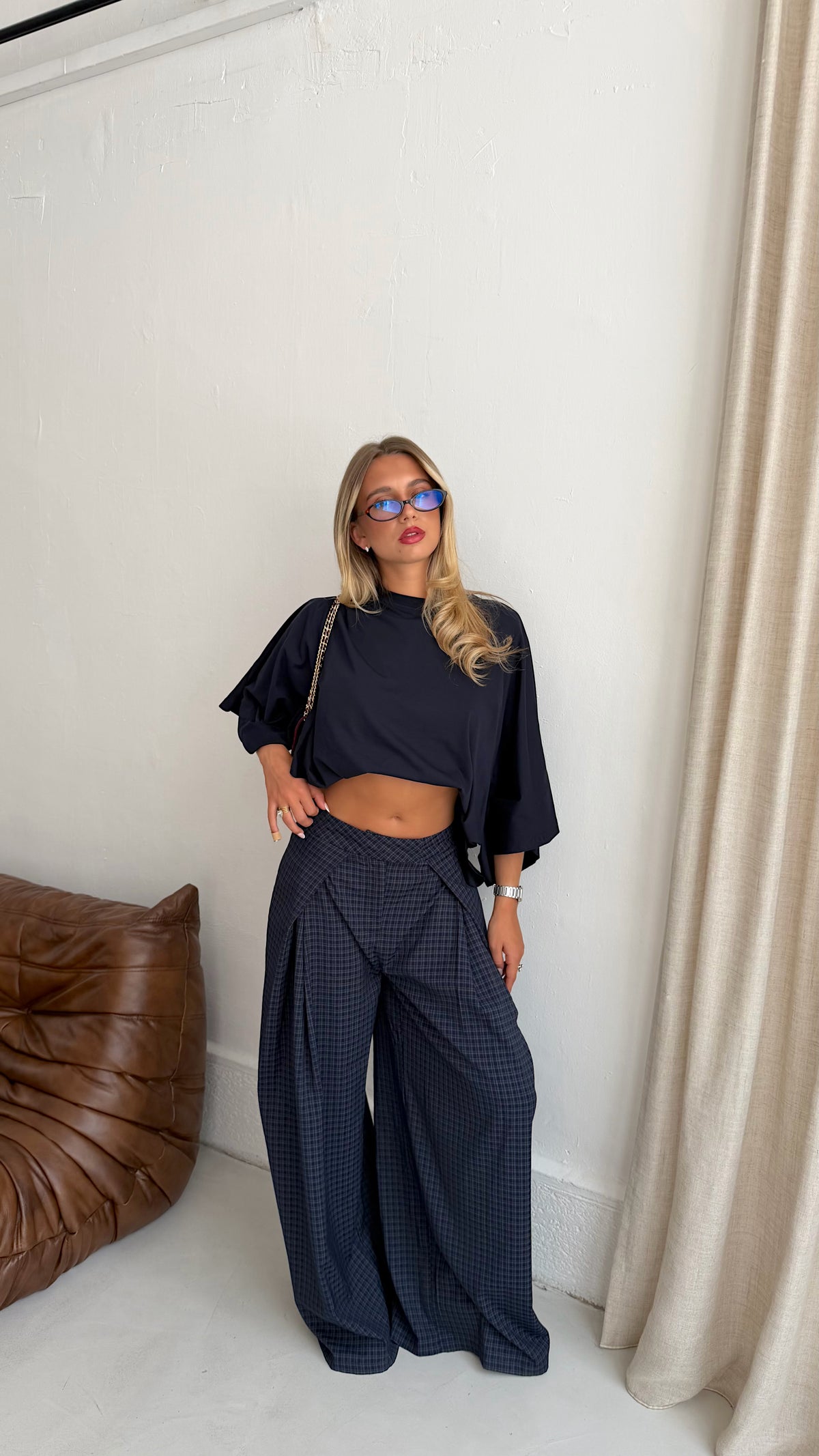 PANTALON STEPHANE - MARINE
