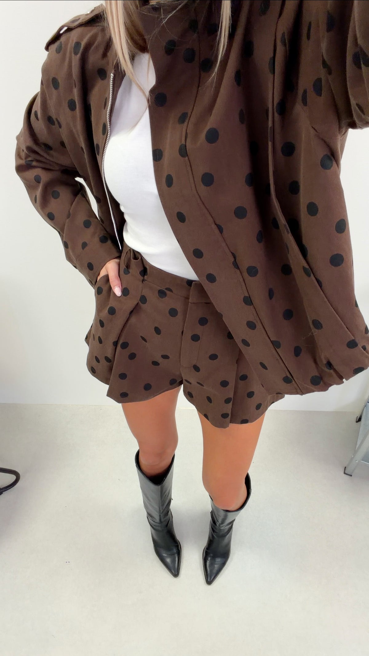 VESTE LOUISE - CHOCO