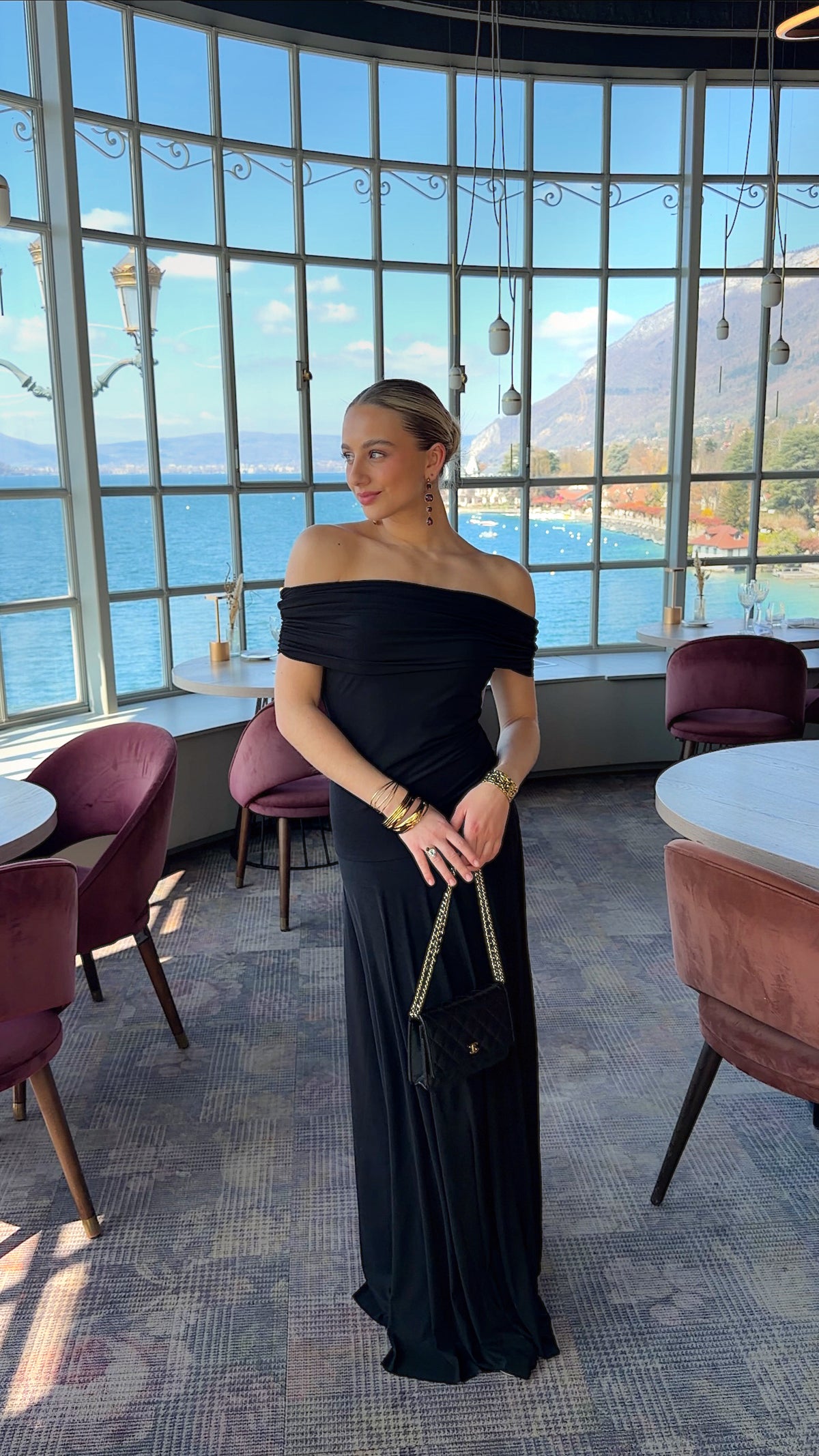IRIS DRESS - BLACK