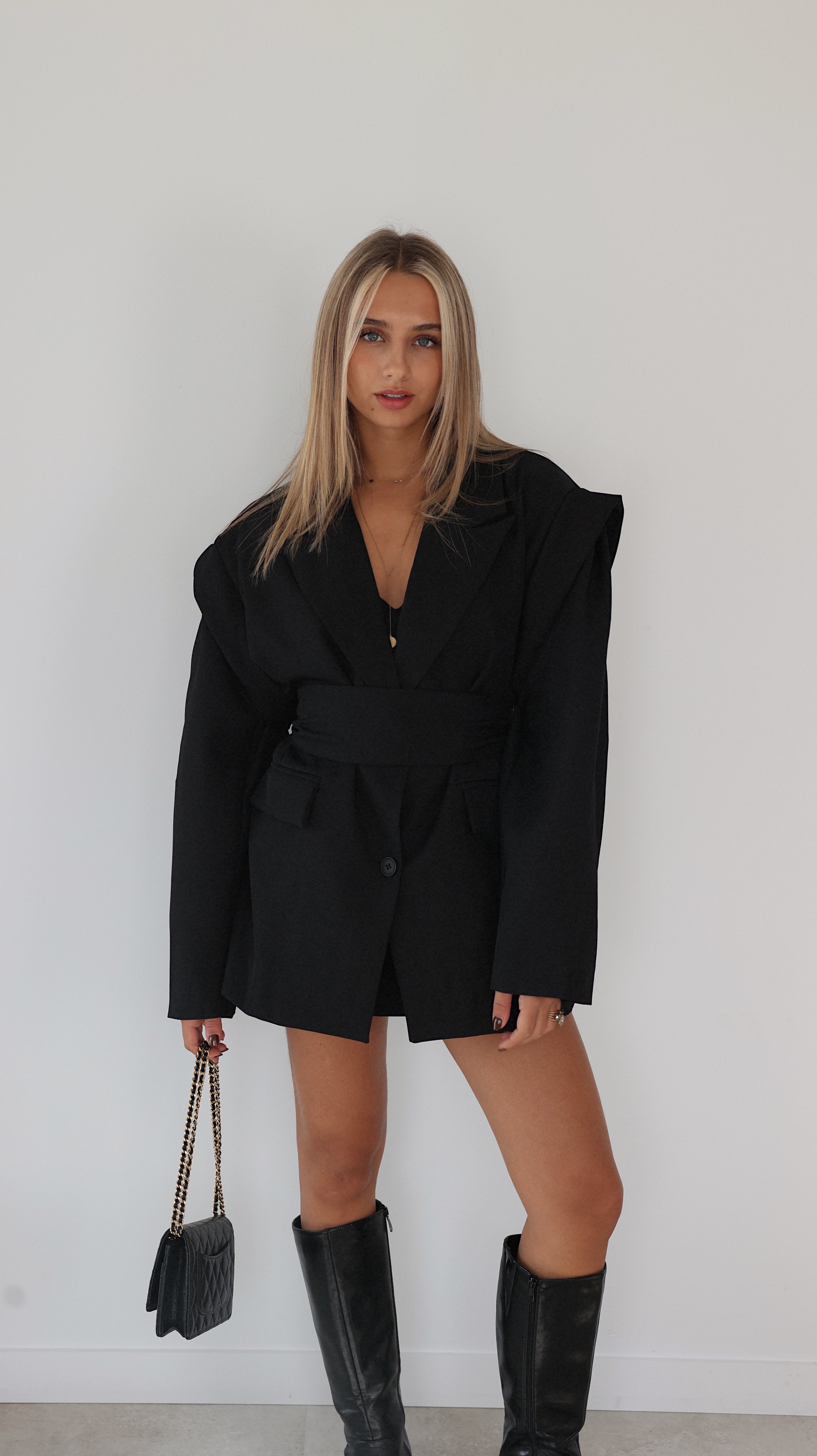 ALOE BLAZER - BLACK