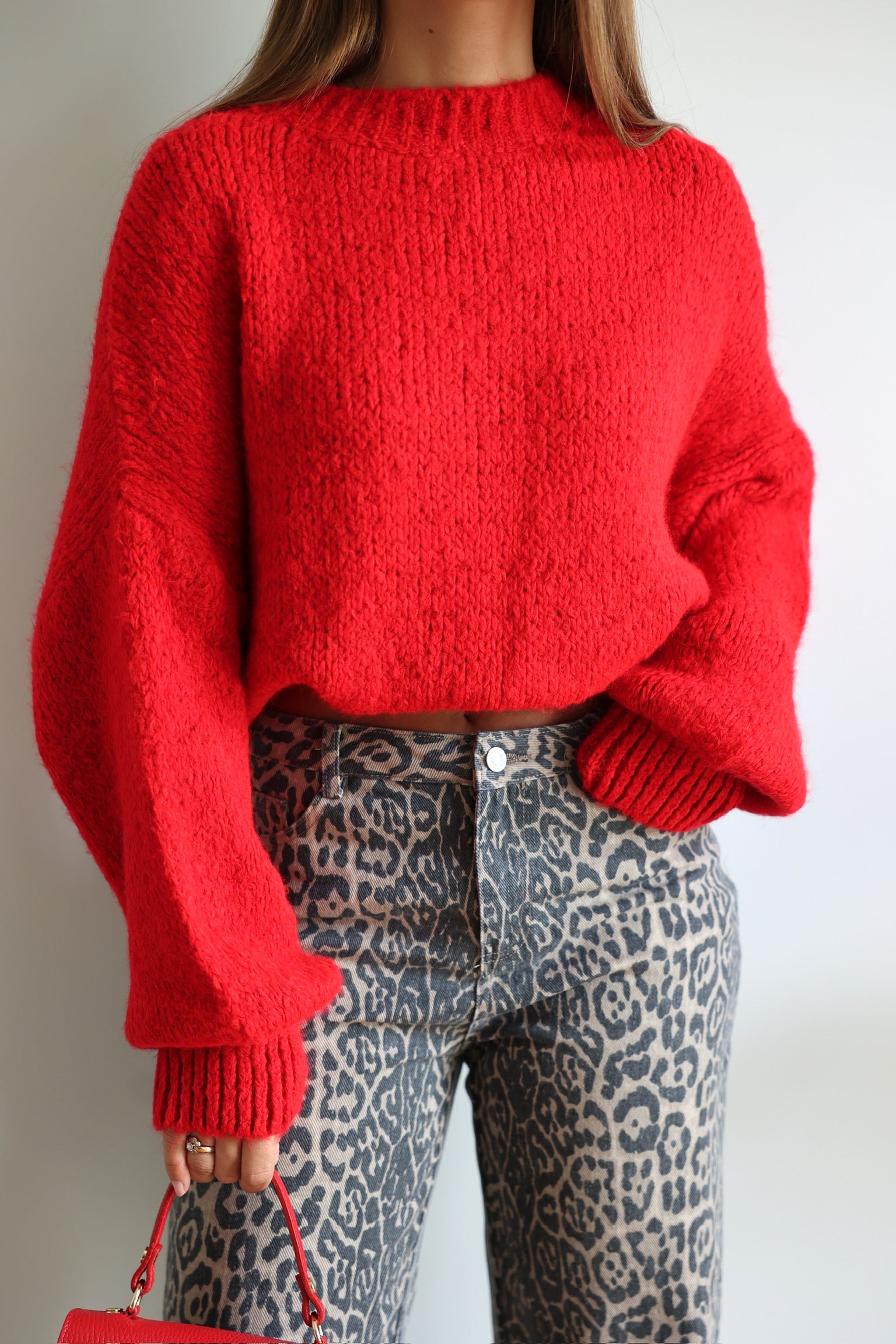 PULL CLOÉ - ROUGE