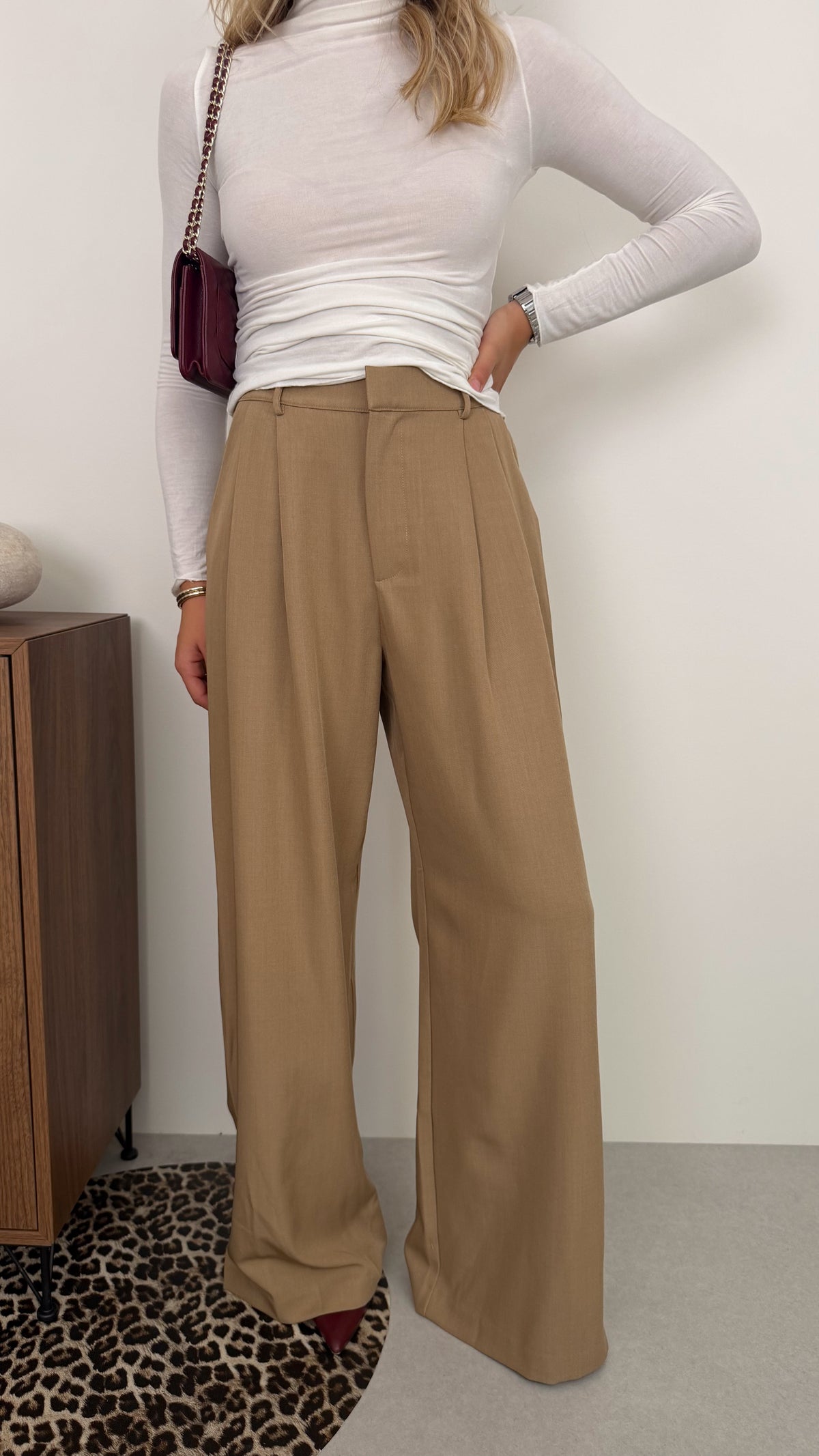 PIERRE TROUSERS - CAMEL