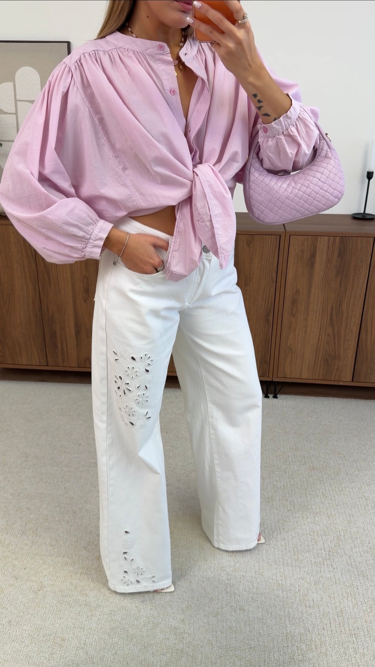 CLÉA BLOUSE - LILAC