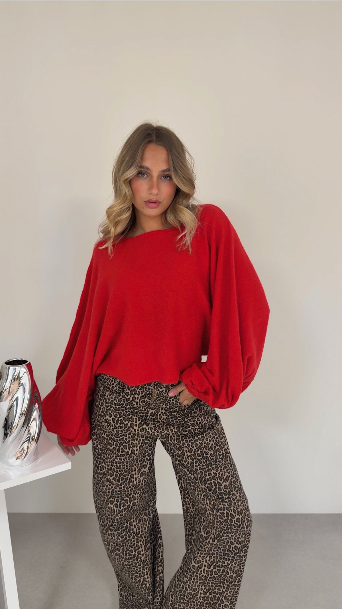 PULL ZOE - ROUGE