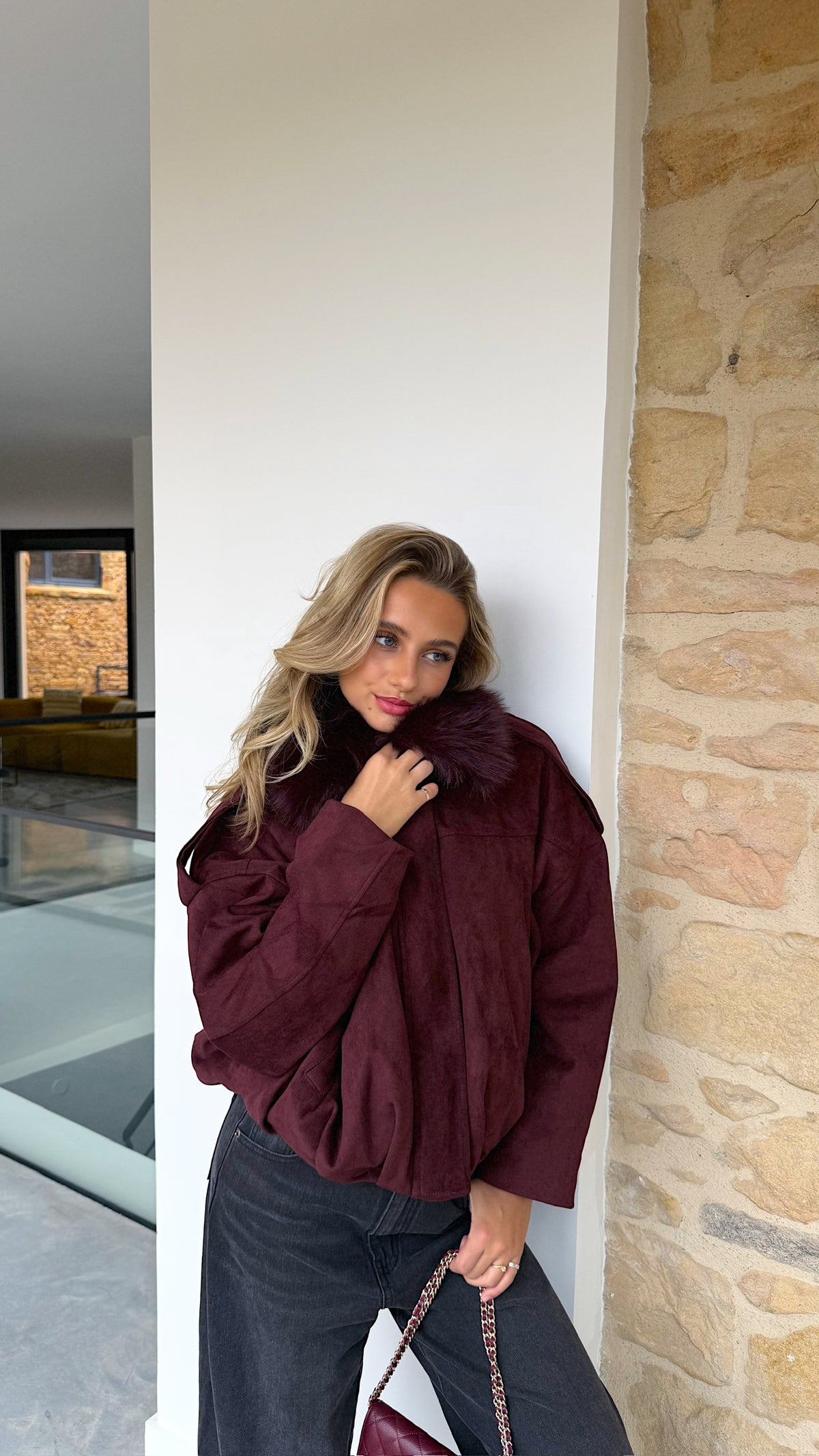 VESTE SOLYNE - BORDEAUX