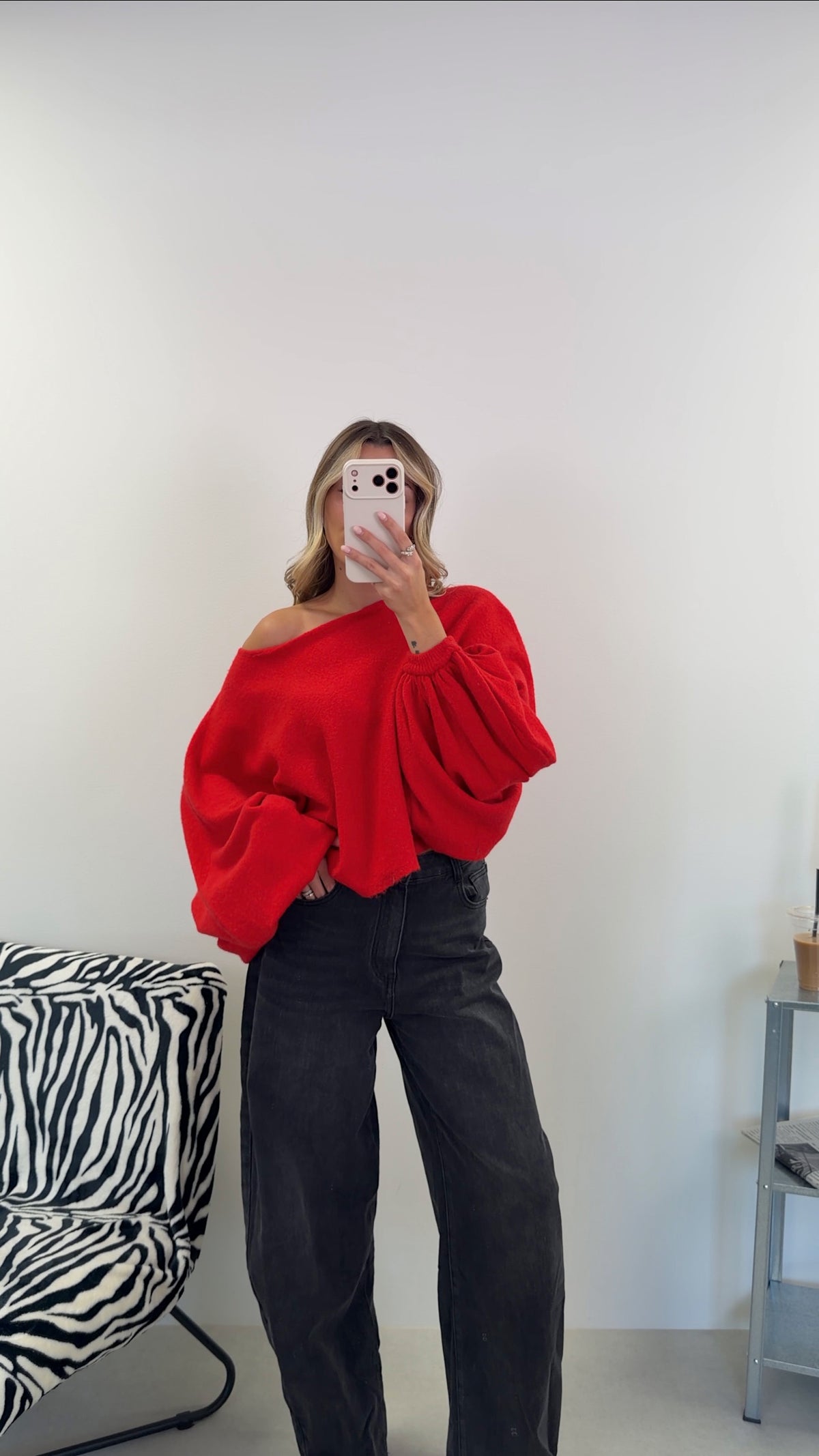 PULL ZOE - ROUGE
