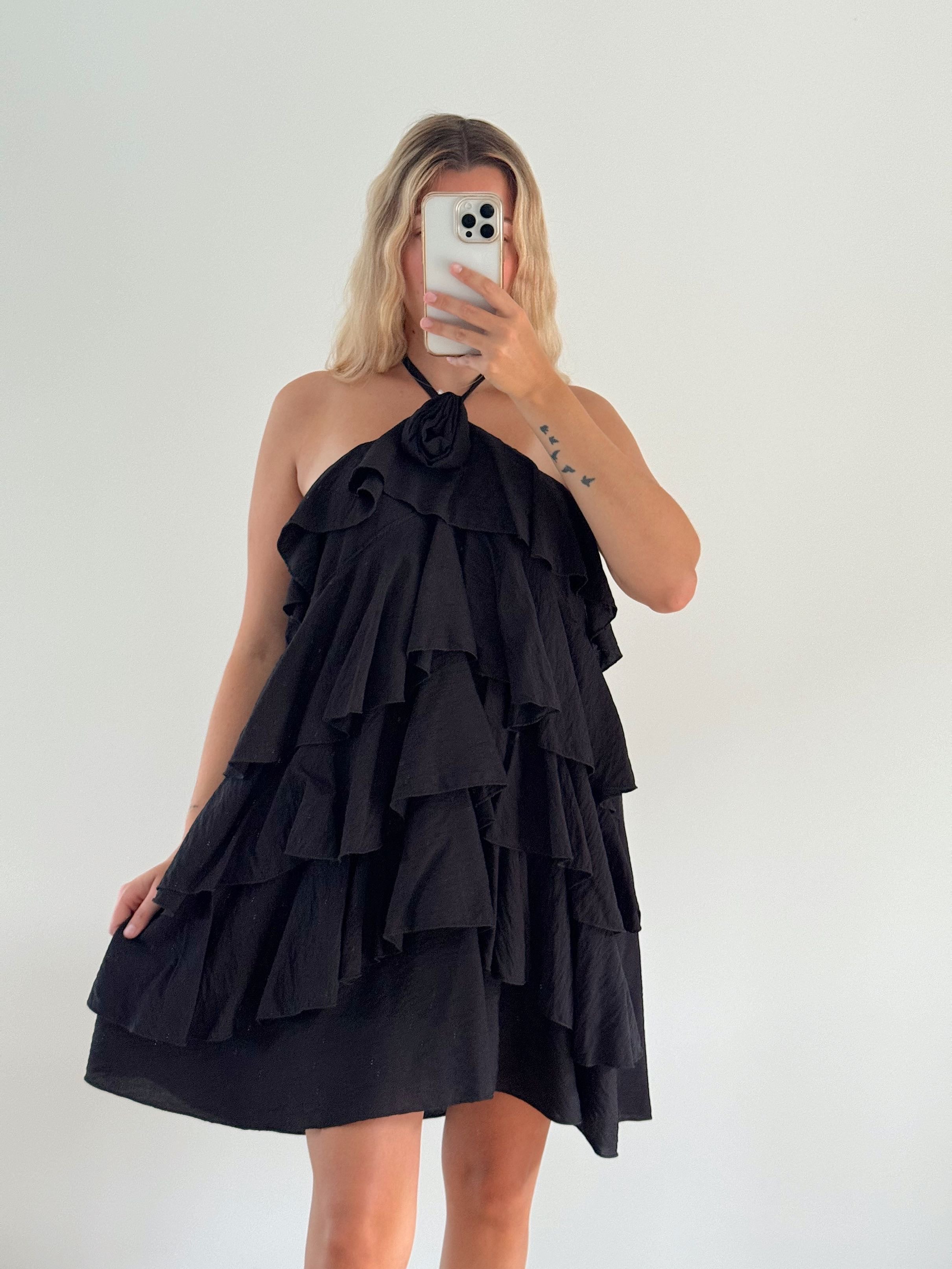 ROBE AMBRA - NOIR