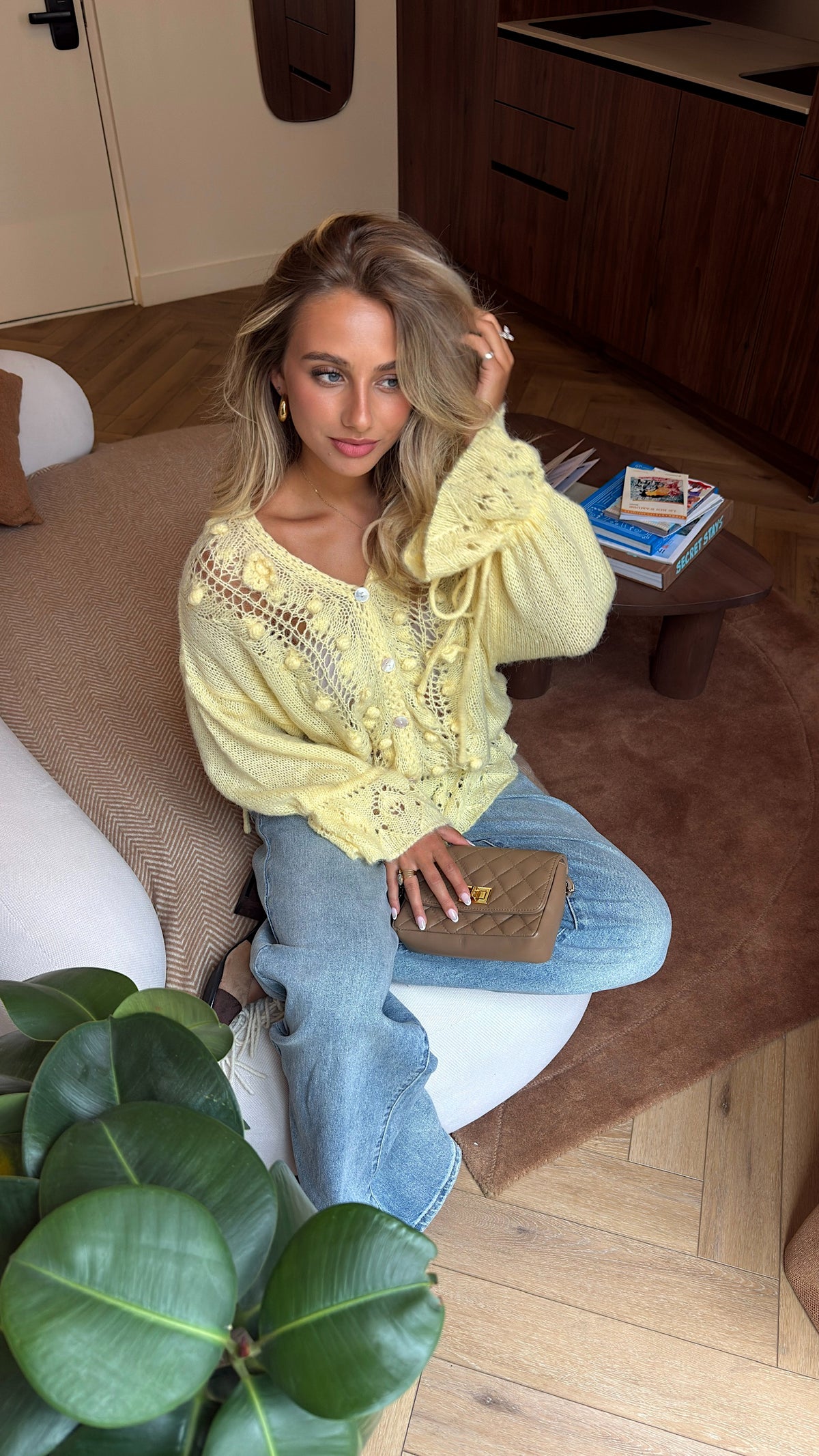 GILET JENNY - JAUNE