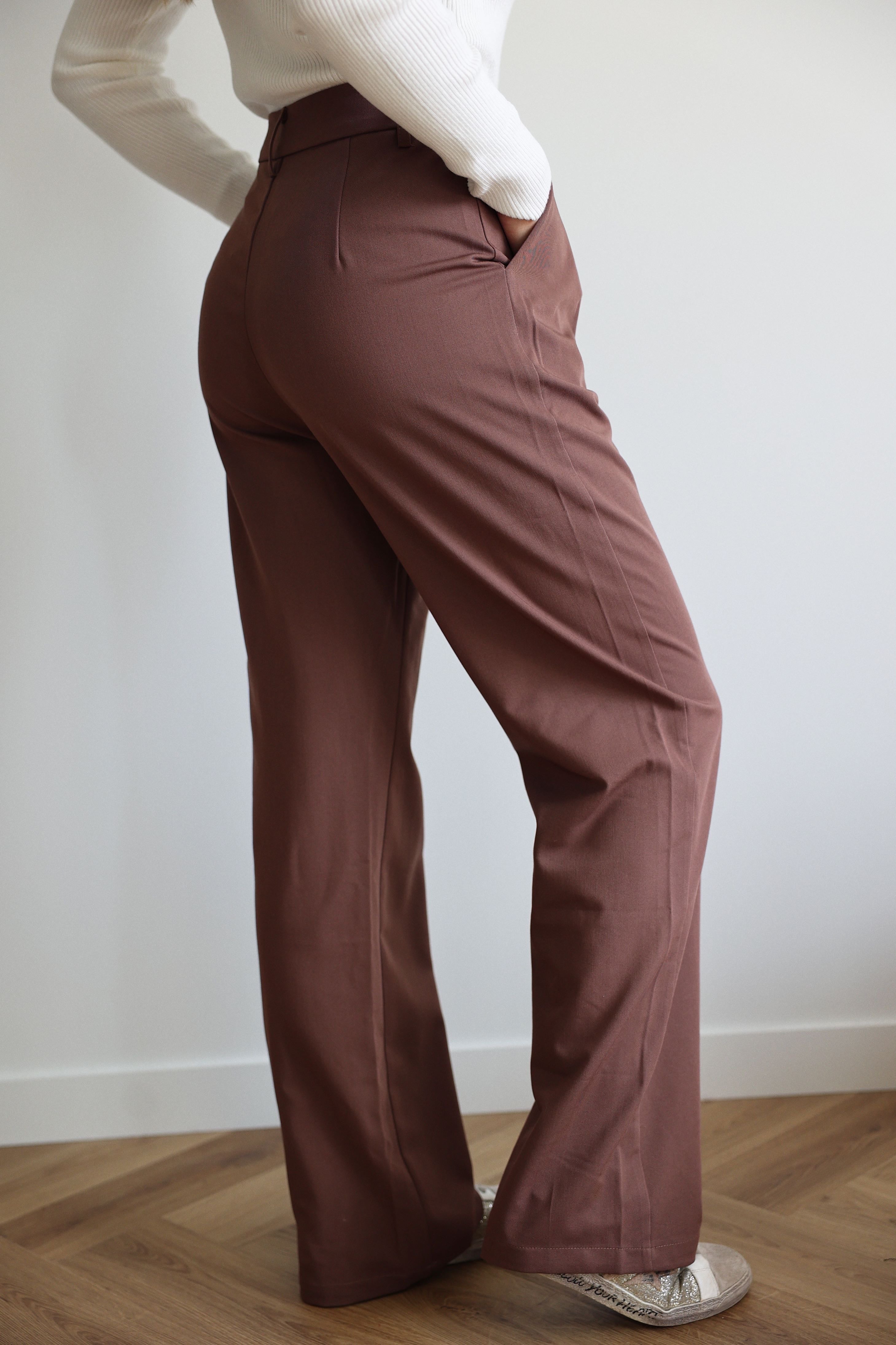 NONA PANTS - CHOCO