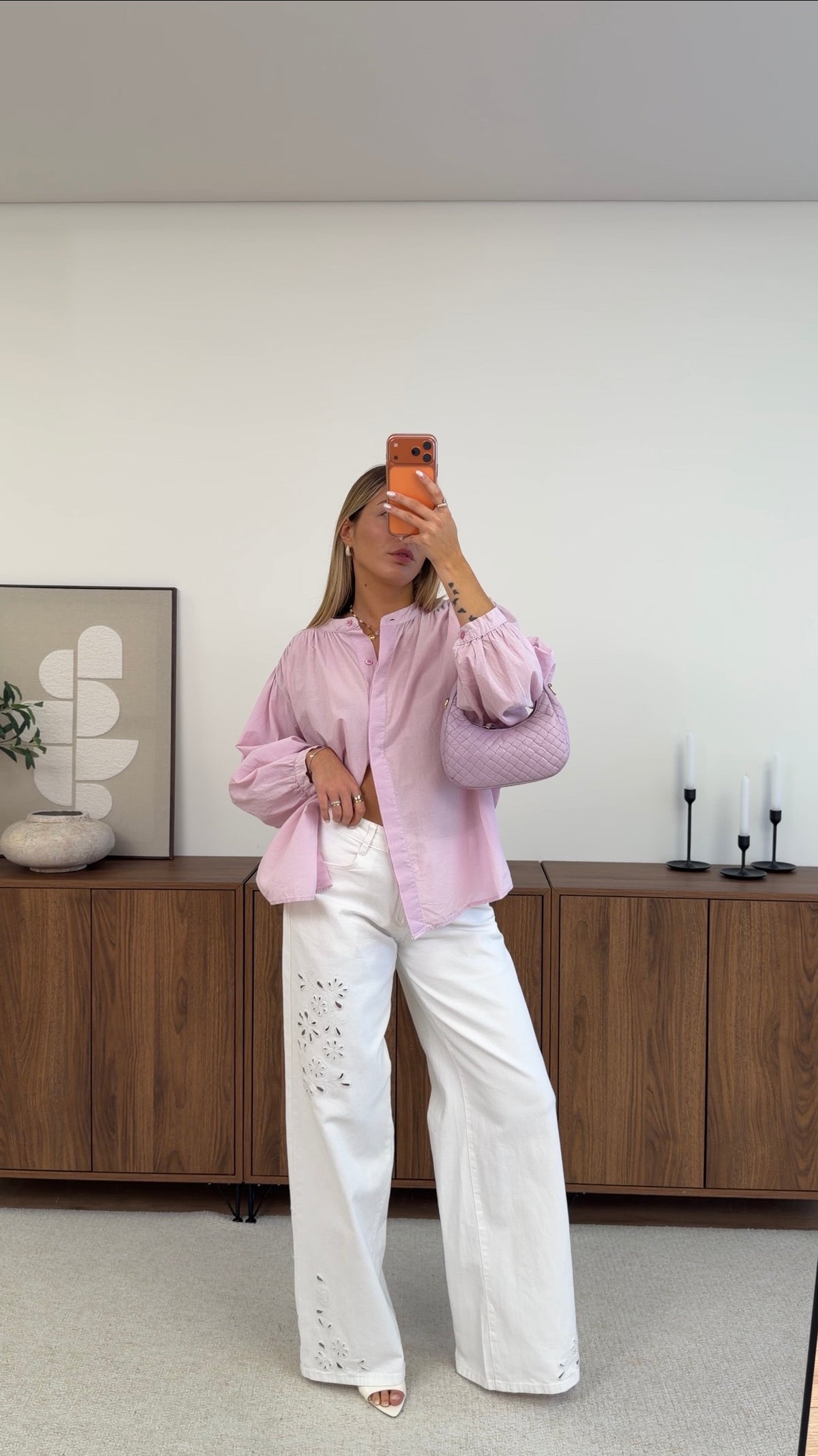 CLÉA BLOUSE - LILAC