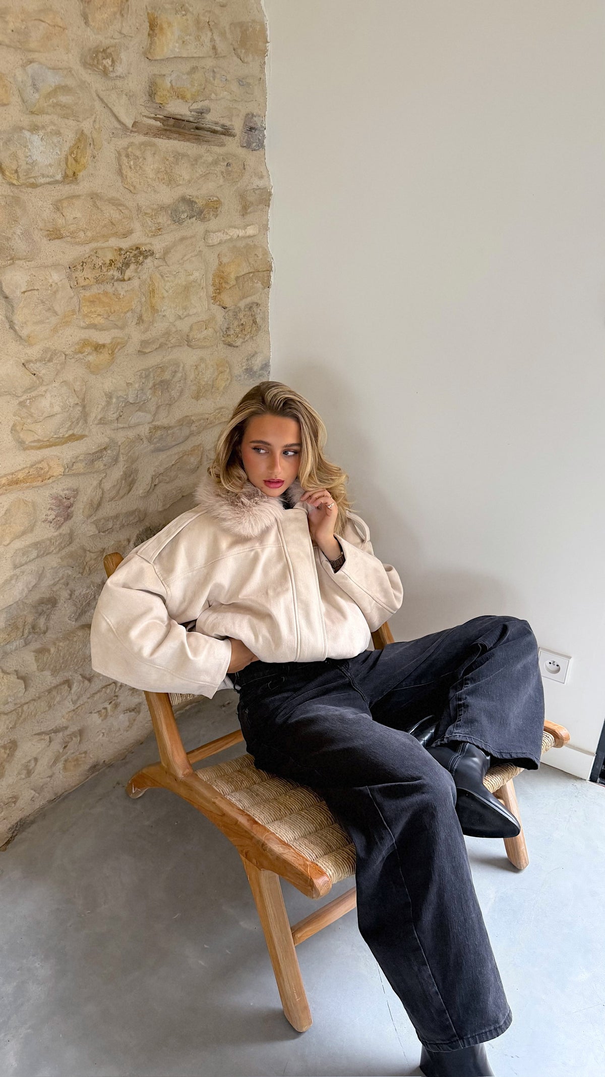 VESTE SOLYNE - BEIGE