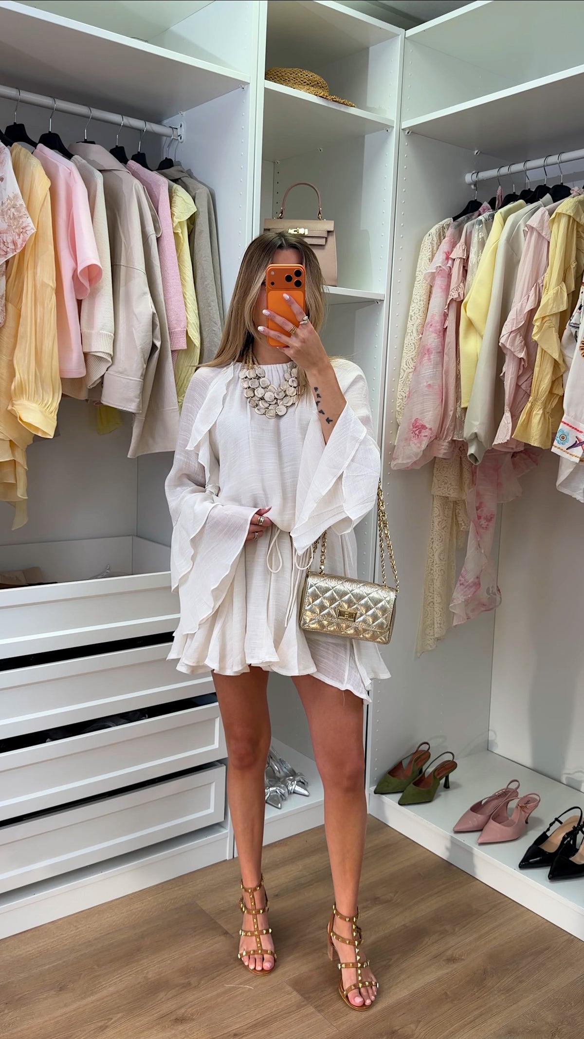 DOLORES DRESS - ECRU