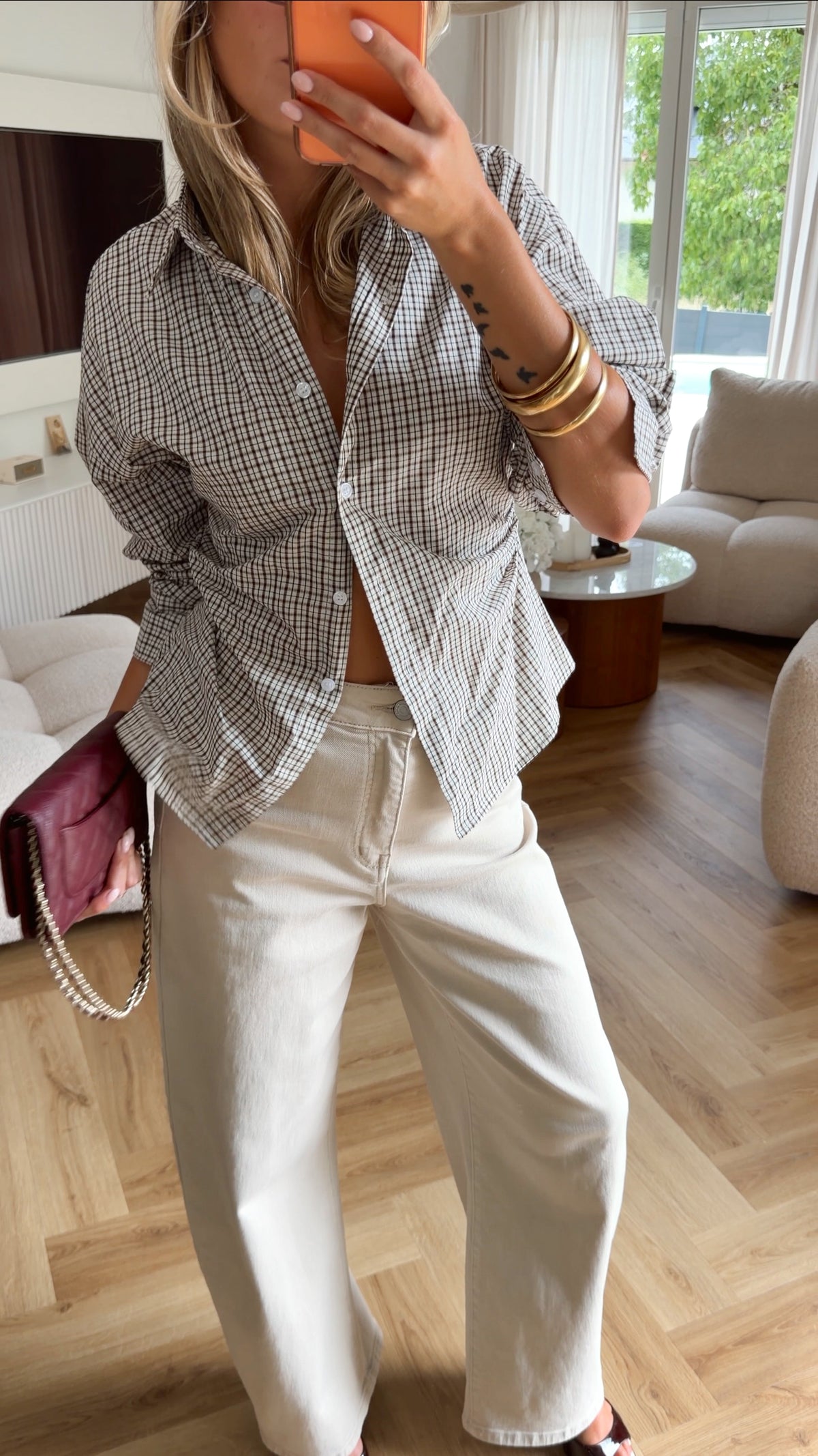 CHEMISE MOHA - MARRON