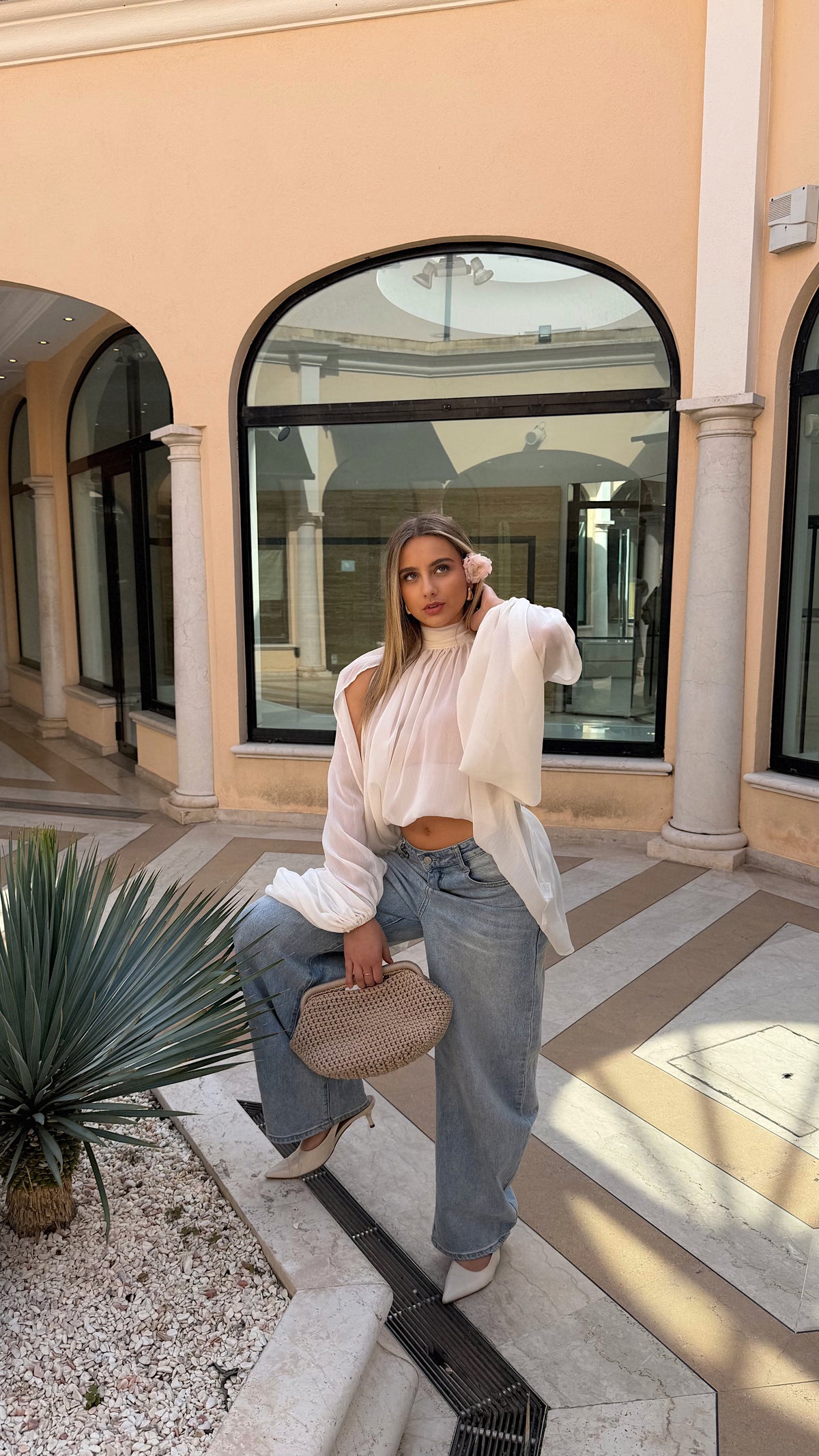 CARLA BLOUSE - ECRU