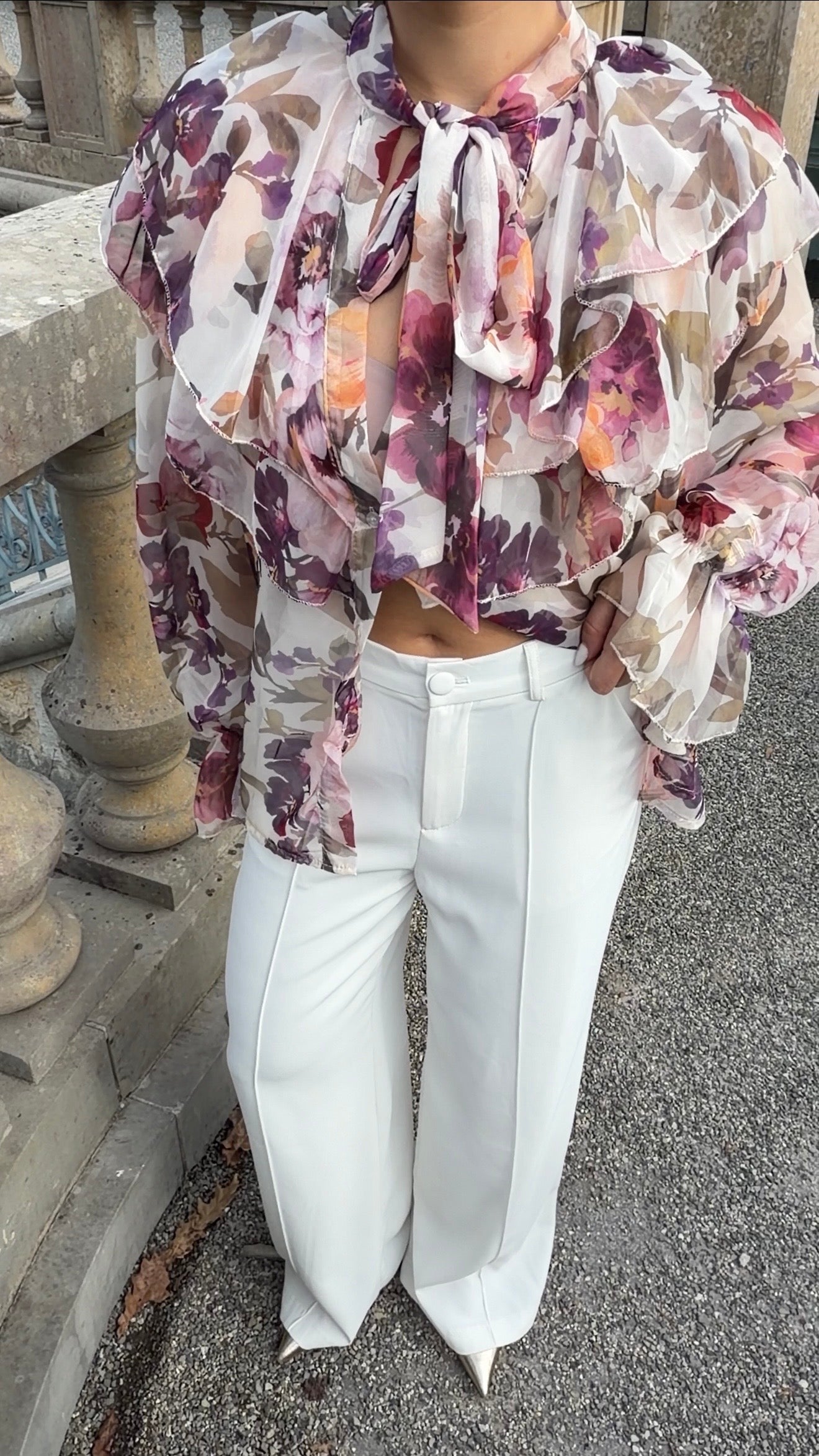 PANTALON TIAGO - BLANC