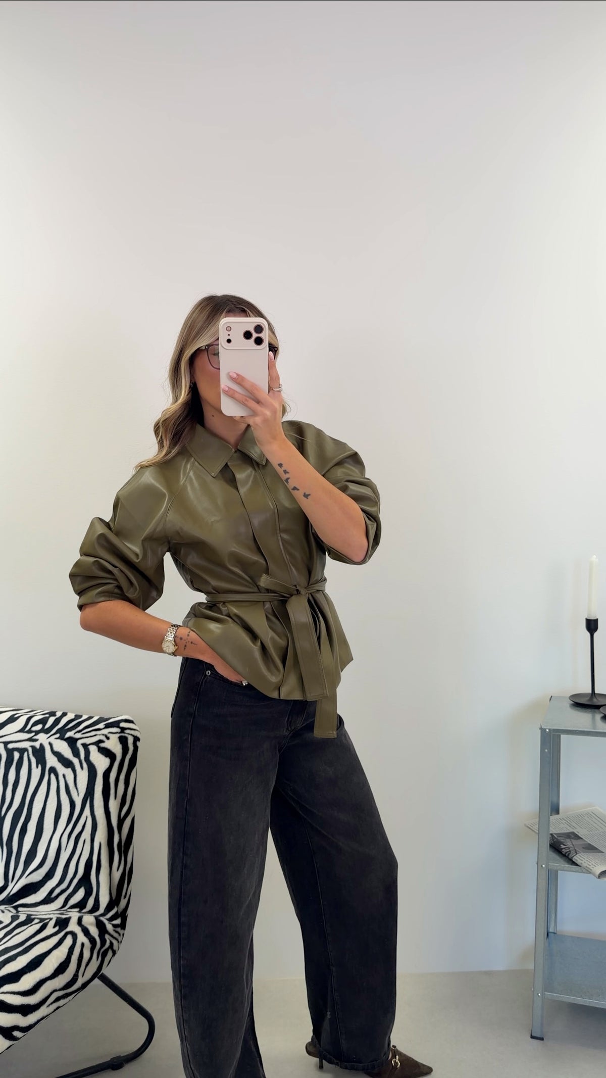 VESTE HAVA - OLIVE