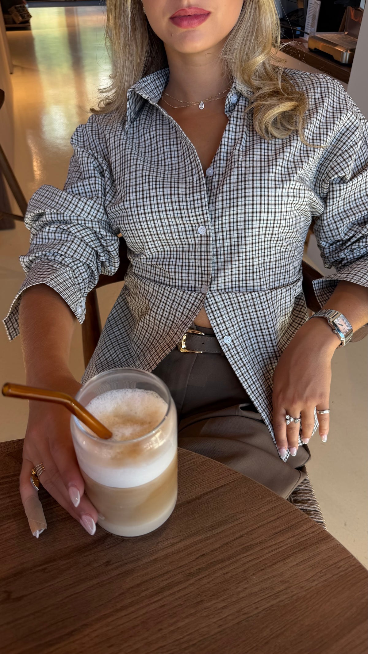 CHEMISE MOHA - MARRON