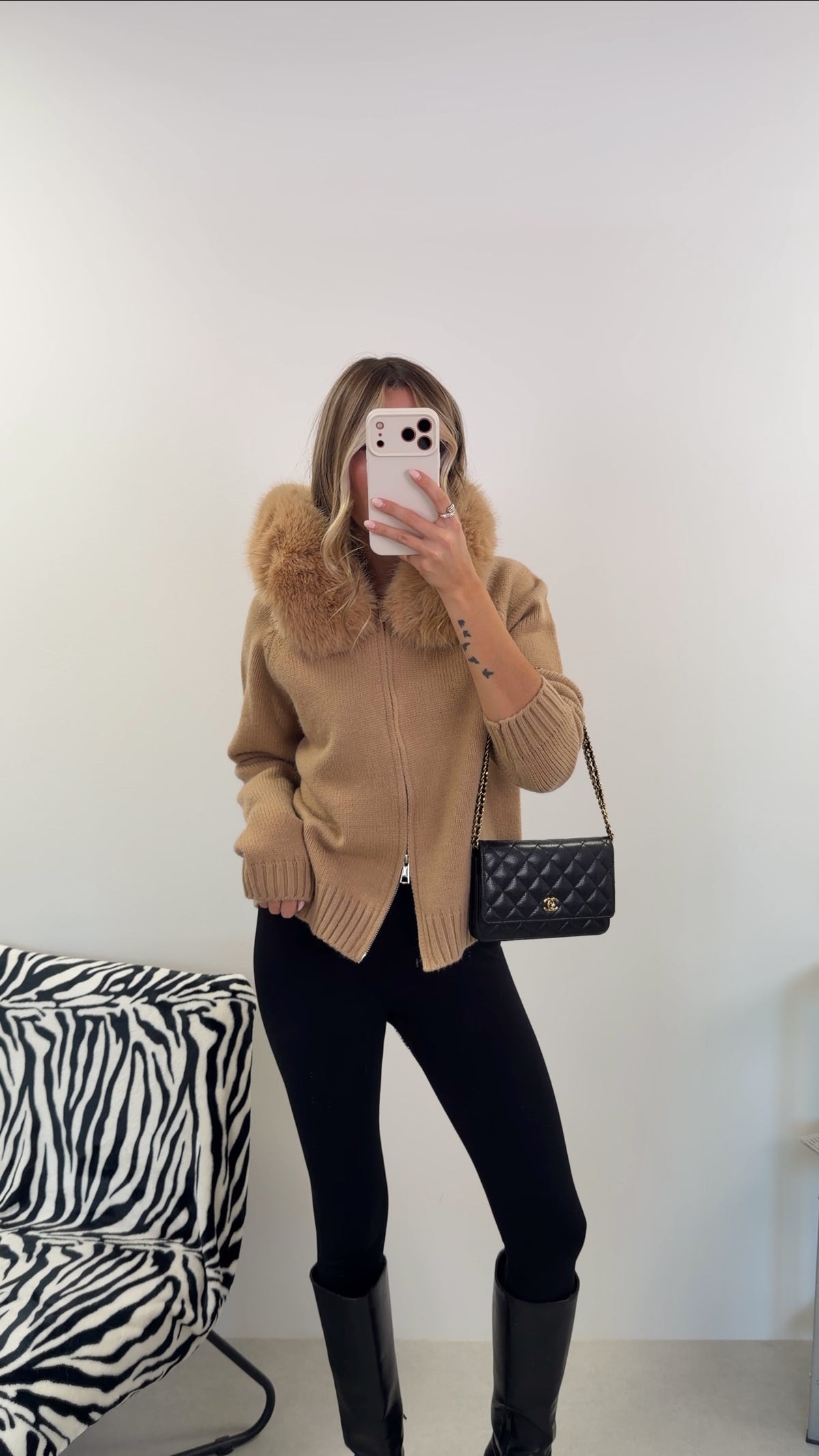 GILET DANIELA - CAMEL